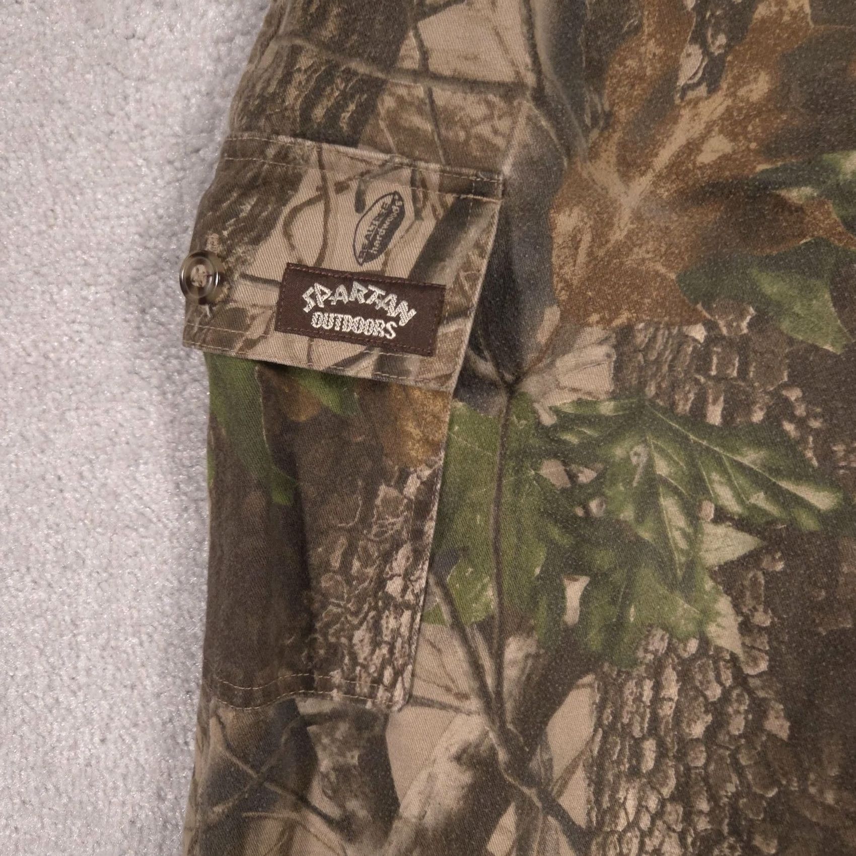 Realtree Spartan Outdoors Cargo Pants Mens 2XL Brown Realtree Camo Hunting Workwear Pants Size US 39 - 4 Thumbnail