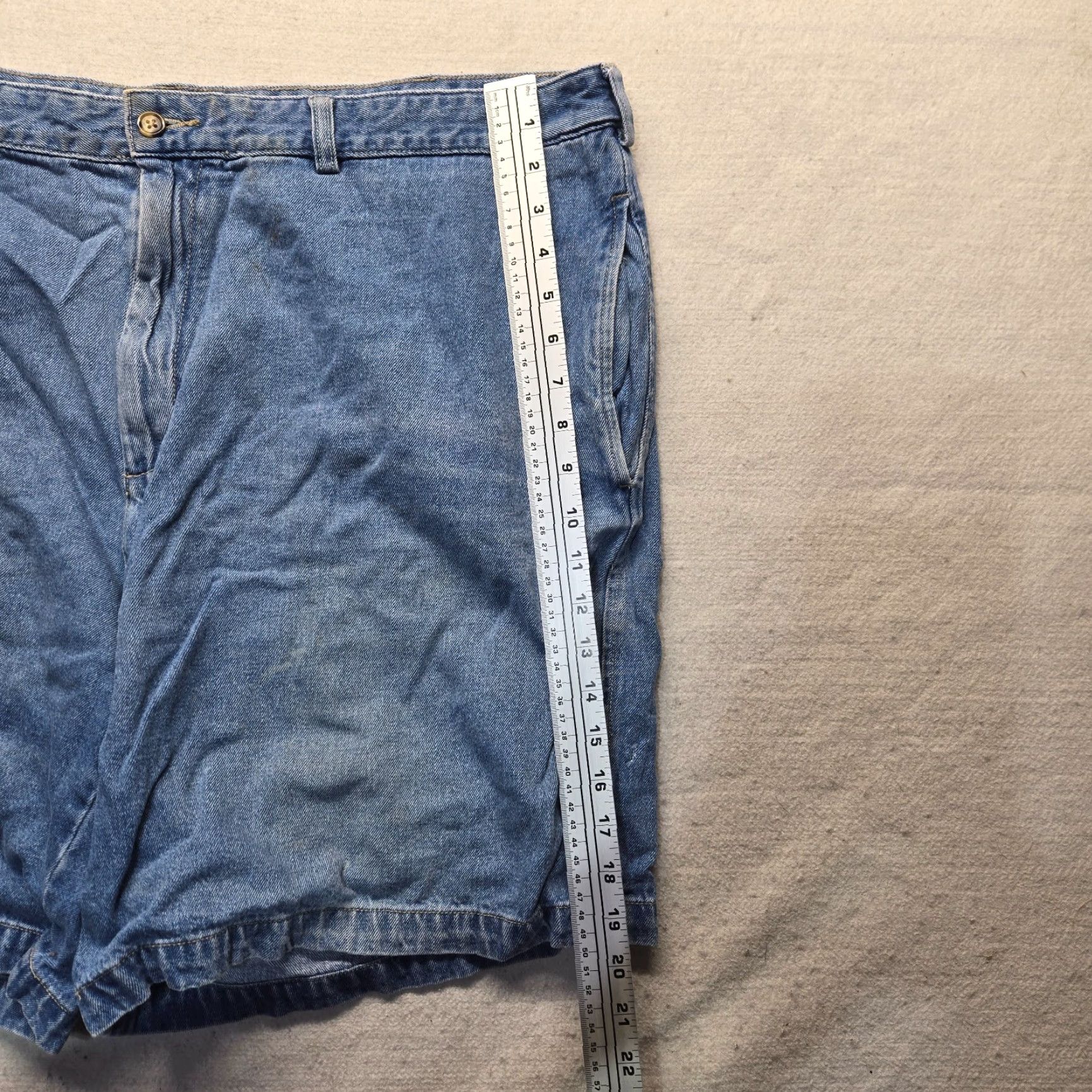 Denime Saddlebred Blue Denim Jean Shorts Adult Men Size 44 Blue Jeans Saddlebred Jeans Shorts Mens 44 Denim Size US 44 / EU 60 - 4 Thumbnail
