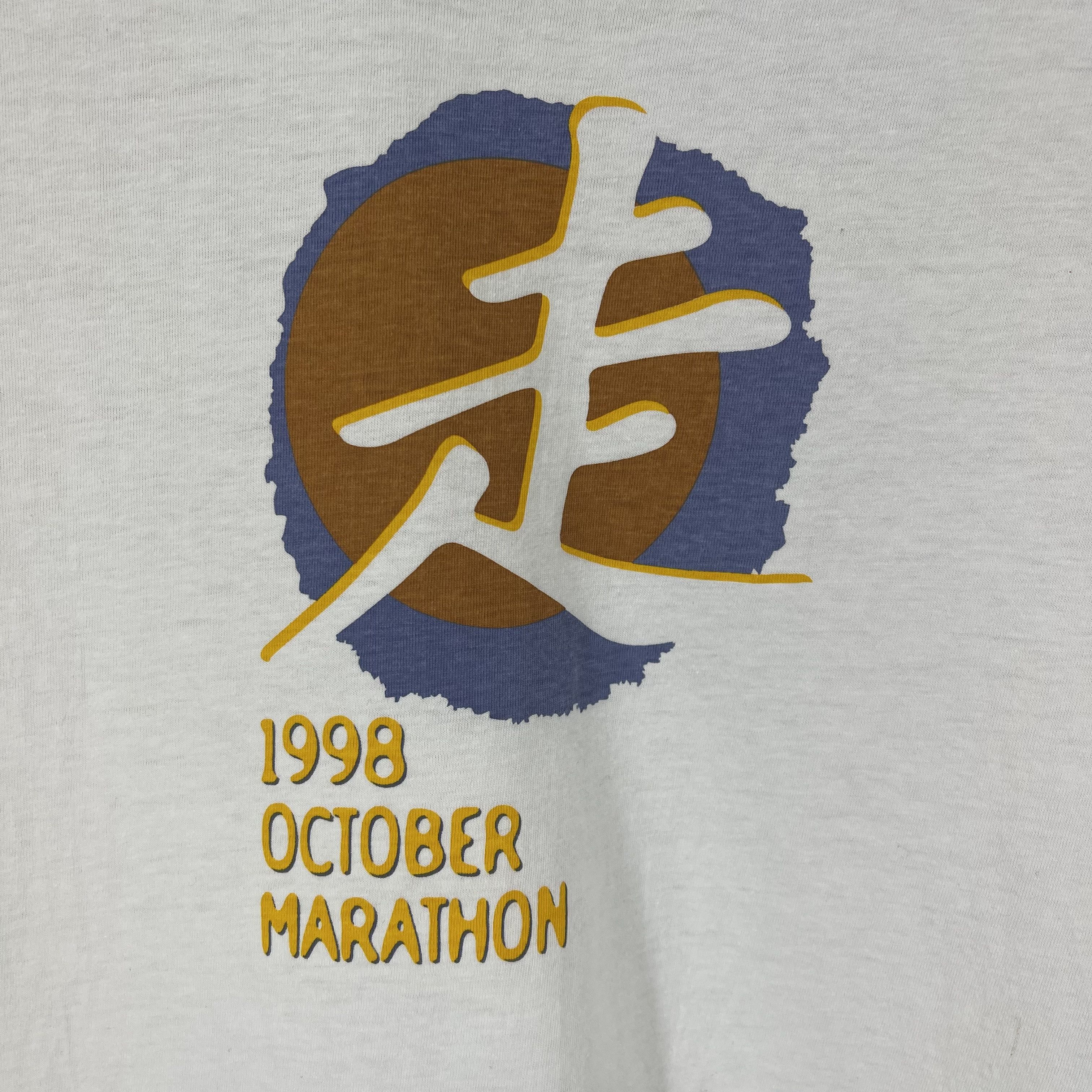 Vintage 1998 OCTOBER MARATHON KAWASAKI UNITY T Shirt #1734/06 Size US M / EU 48-50 / 2 - 2 Thumbnail