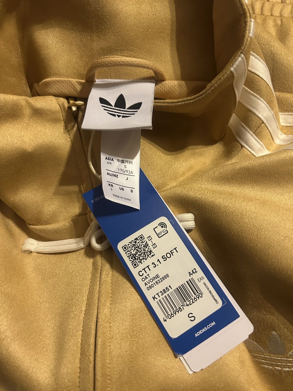 Adidas Adidas Chinese New Year Exclusive Edition Tang Jacket Yellow Size US S / EU 44-46 / 1 - 7 Thumbnail
