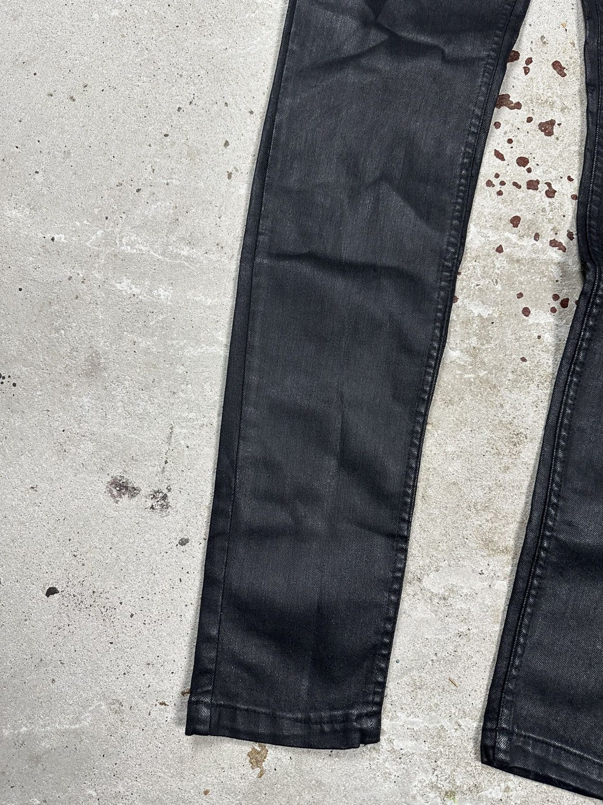 Leon Louis Leon Louis Black Waxed High Waist Skinny Jeans Size US 30 / EU 46 - 4 Thumbnail