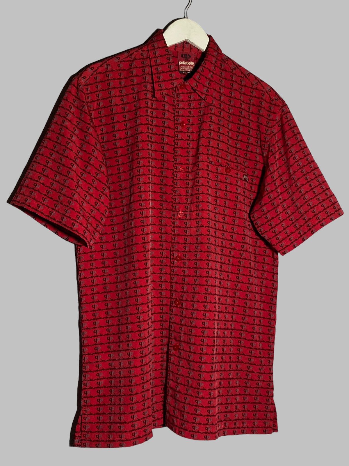 Pelle Pelle Vintage Pelle Pelle All Overprint Shirt Size US S / EU 44-46 / 1 - 2 Thumbnail