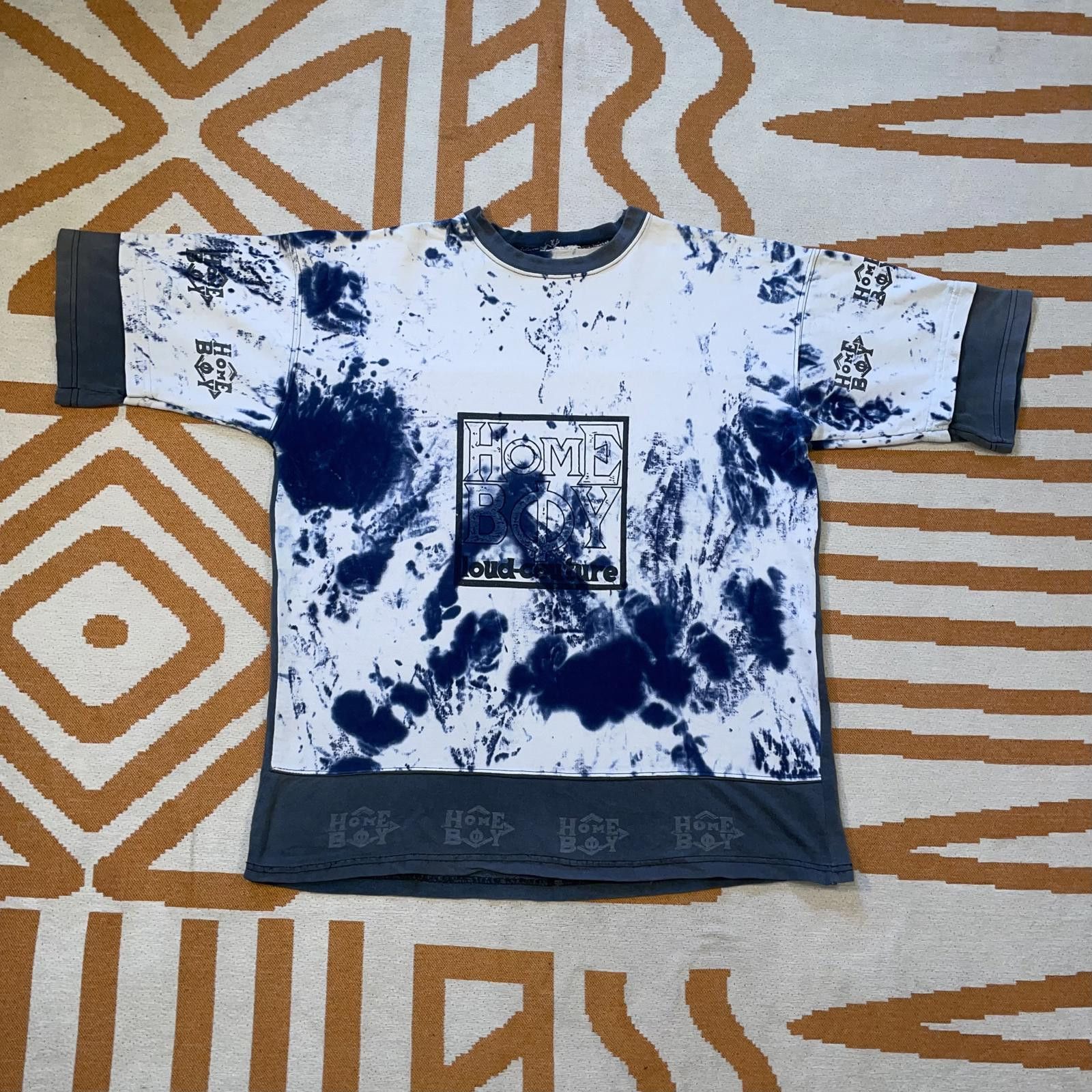 Designer Homeboy 90s Tie Dye Graphic T-Shirt XL Size US XL / EU 56 / 4 - 1 Thumbnail