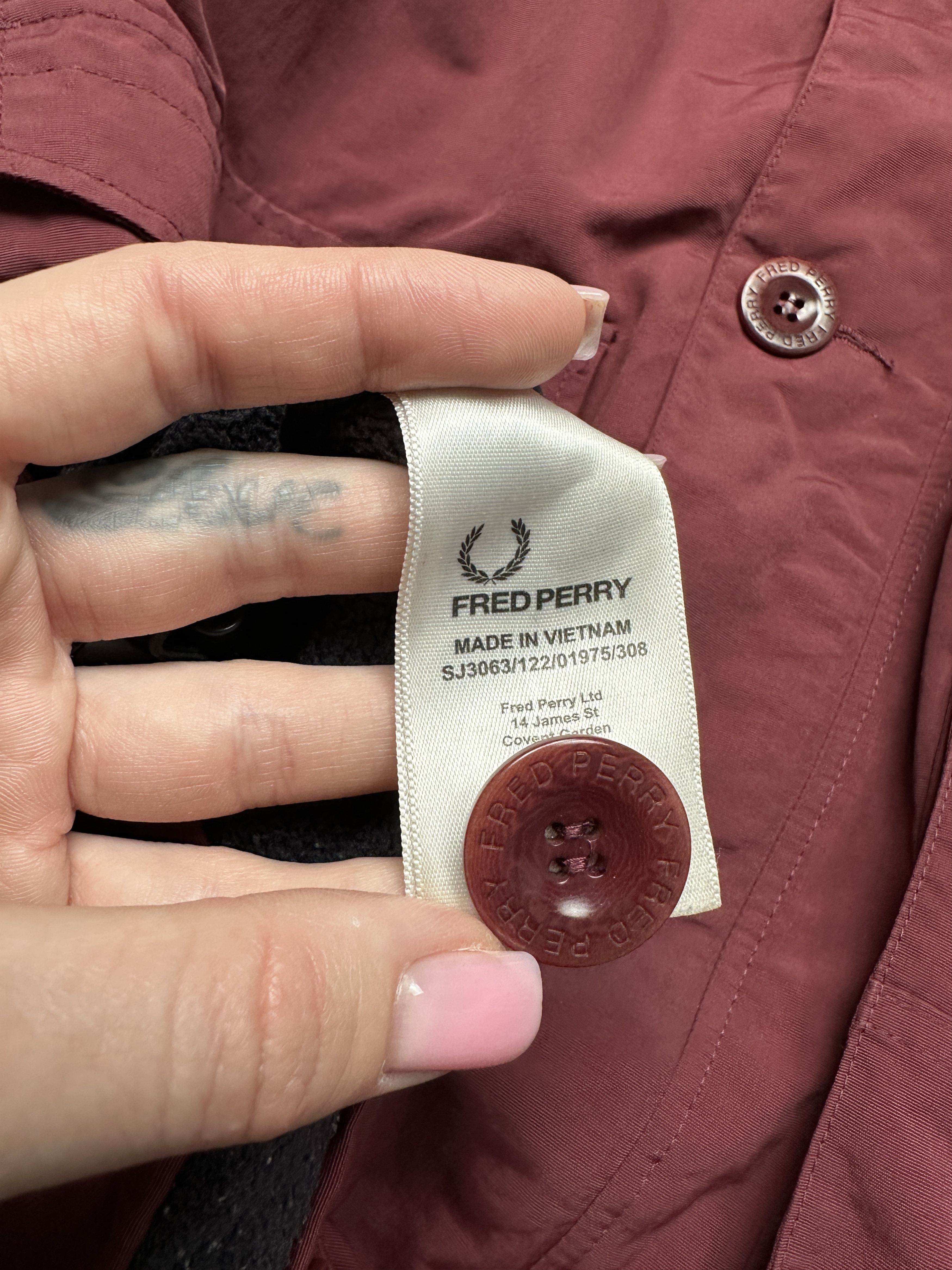 Fred Perry Fred Perry Vintage Mens Insulated Jacket Size US S / EU 44-46 / 1 - 7 Thumbnail