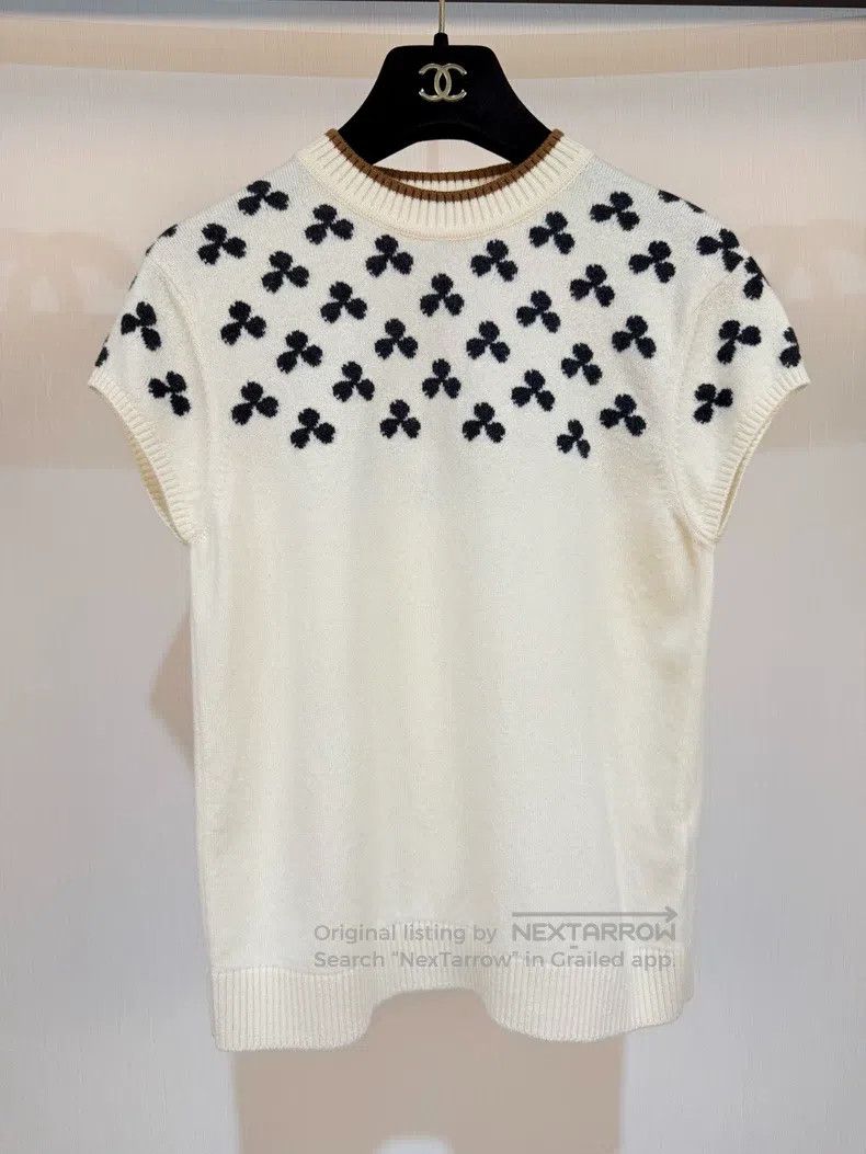 Hermes Hermes Clover Knit Short Sleeve Size XS / US 0-2 / IT 36-38 - 2 Thumbnail