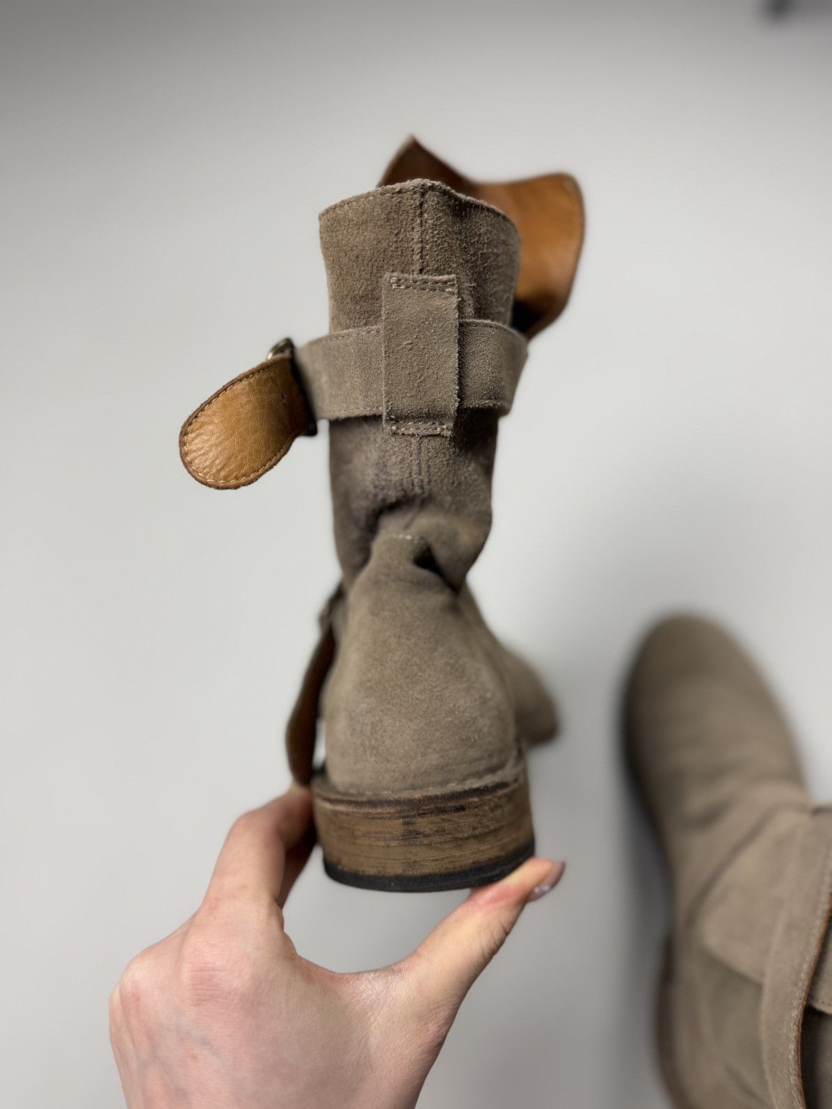 Fiorentini + Baker Florentini + Baker Ladies Avant-garde Suede Boots Shoes Size US 9 / IT 39 - 14 Thumbnail