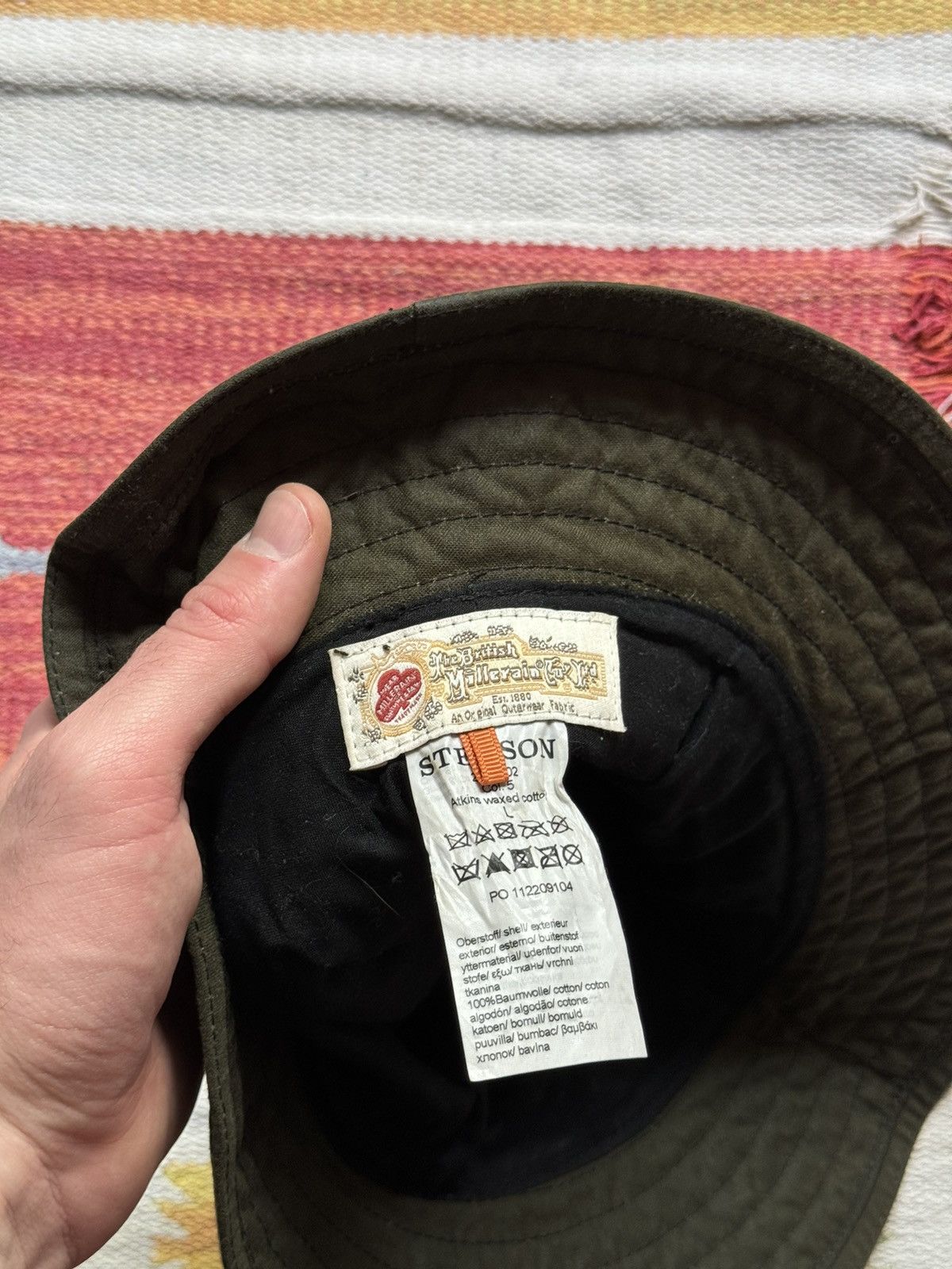 Stetson Vintage Stetson Atkins Waxed Bucket Hat Size ONE SIZE - 5 Thumbnail