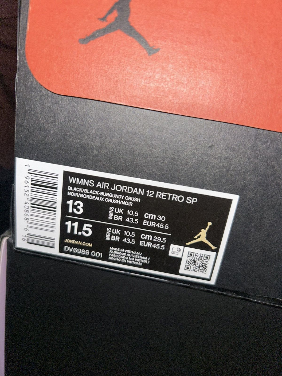 A Ma Maniere jordan 12 a ma maniere Size US 11.5 / EU 44-45 - 10 Thumbnail