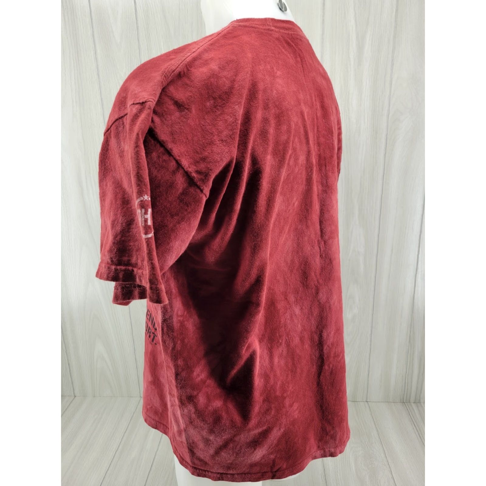 The Mountain The Mountain T-Shirt Mens XL Red Tie Dye Eagle American USA Flag Graphic Tee Size US XL / EU 56 / 4 - 7 Thumbnail