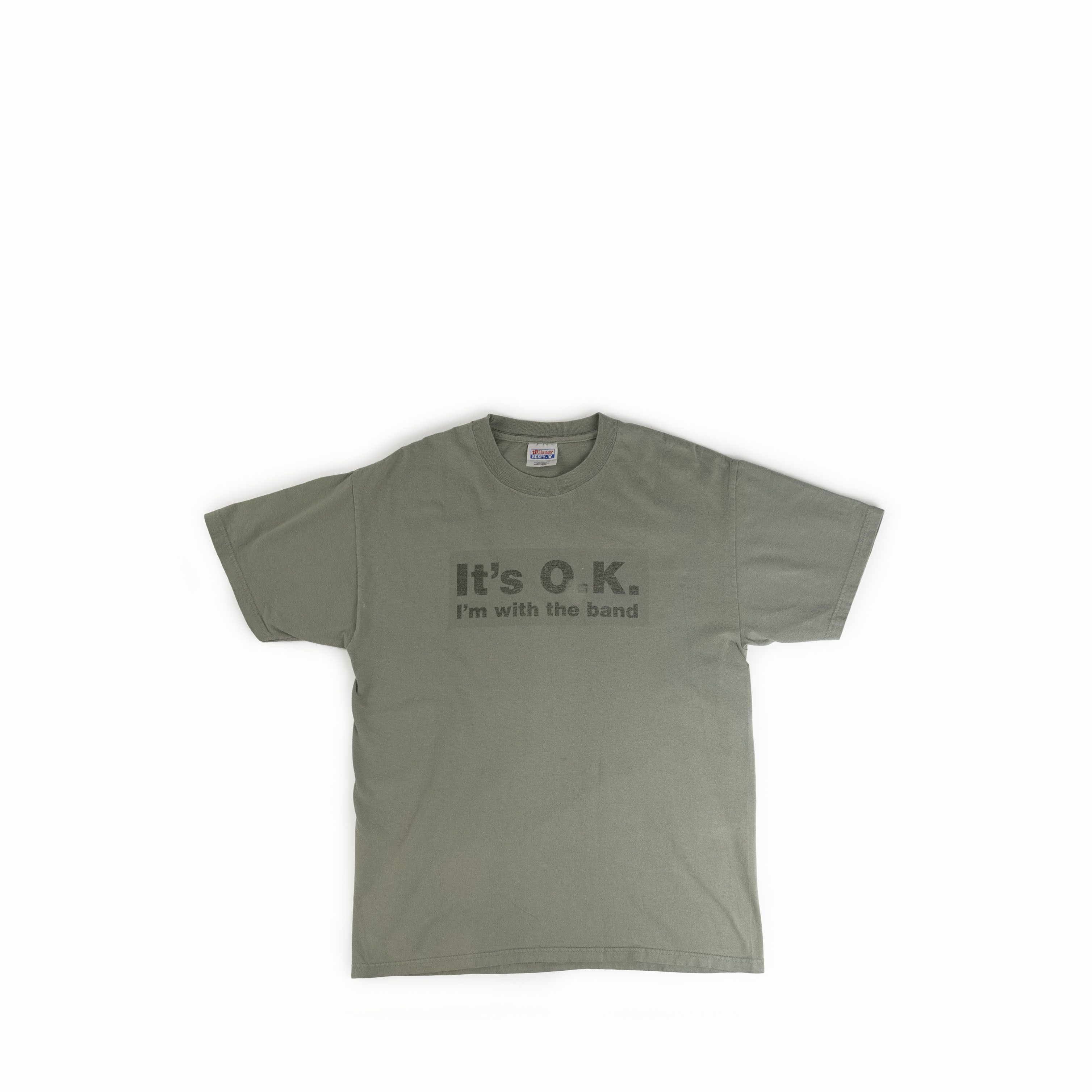 Band Tees Vintage 2000's It's O.K. I'm With The Band Tee Shirt Size US L / EU 52-54 / 3 - 1 Thumbnail