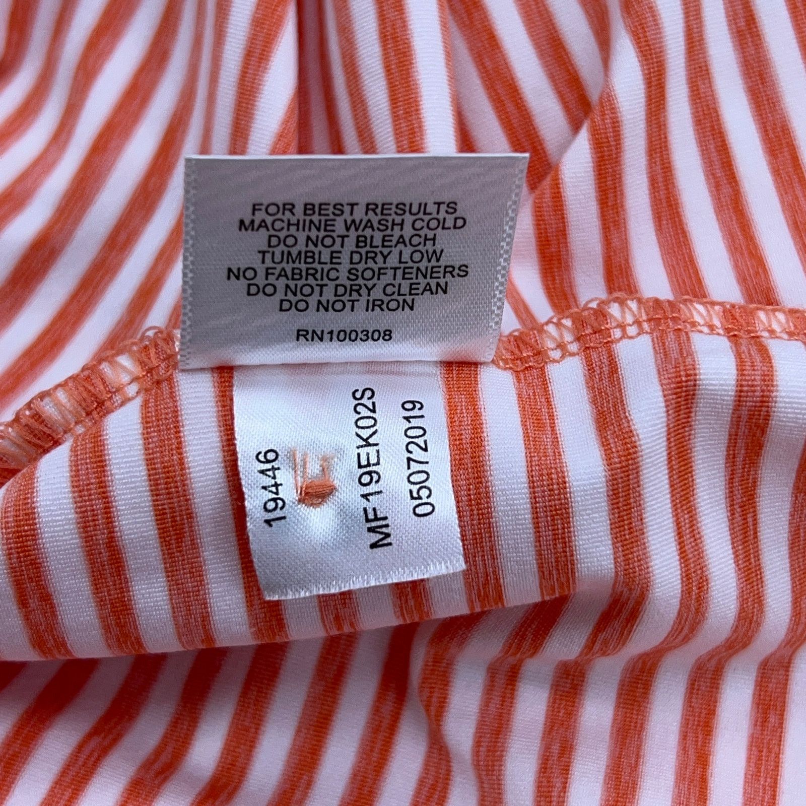 Peter Millar Peter Millar Size XXL Polo Shirt Striped Orange Hualalai Size US XXL / EU 58 / 5 - 17 Thumbnail