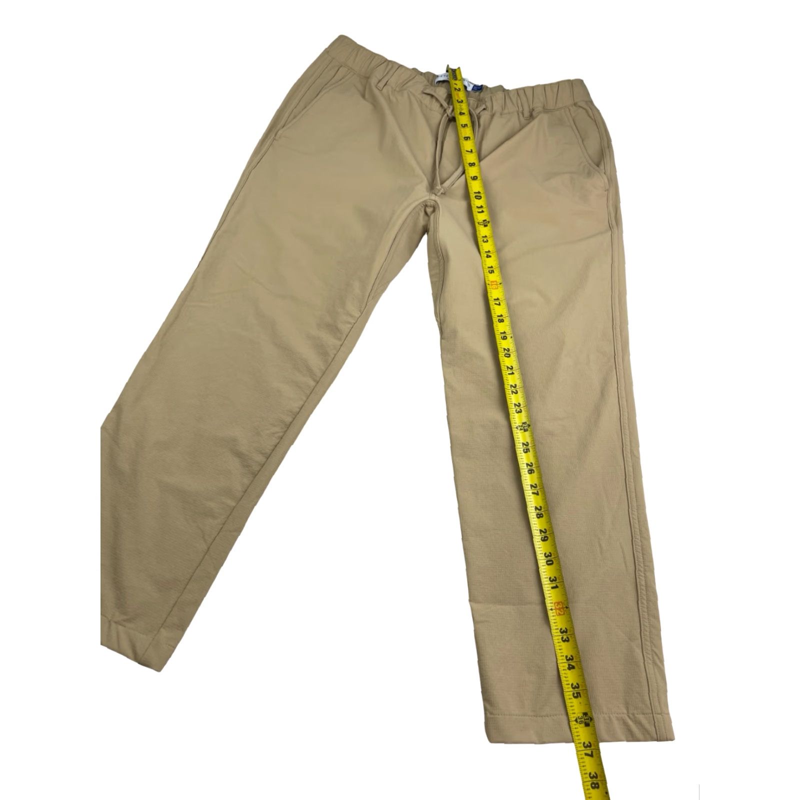 Tommy Bahama Peter Manning NYC Men's Drawstring Ripstop Performance Pants Khaki/Tan 36x26 Size US 36 / EU 52 - 6 Thumbnail