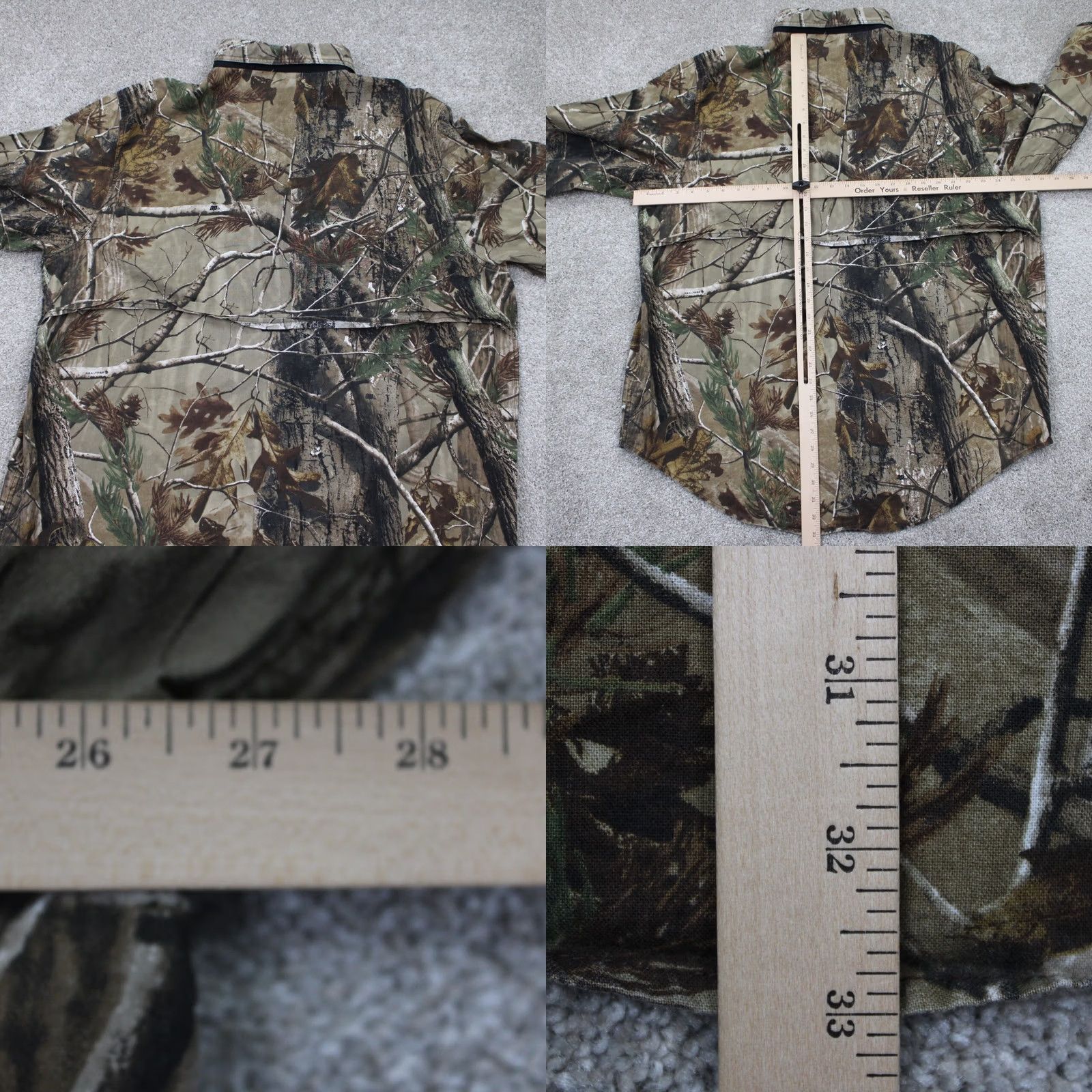 Walls Walls Camo Shirt Mens 2XL XXL Green Camouflage L/S Button-Up Hunting Shirt Size US XXL / EU 58 / 5 - 9 Thumbnail