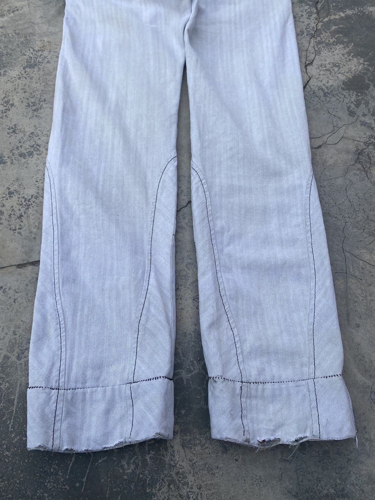 Diesel DIESEL White Slim Jeans Size US 31 - 7 Thumbnail
