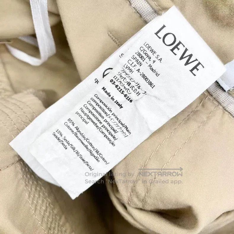 Loewe Loewe Brown Cotton Logo Shorts 34. Size US 34 / EU 50 - 6 Thumbnail