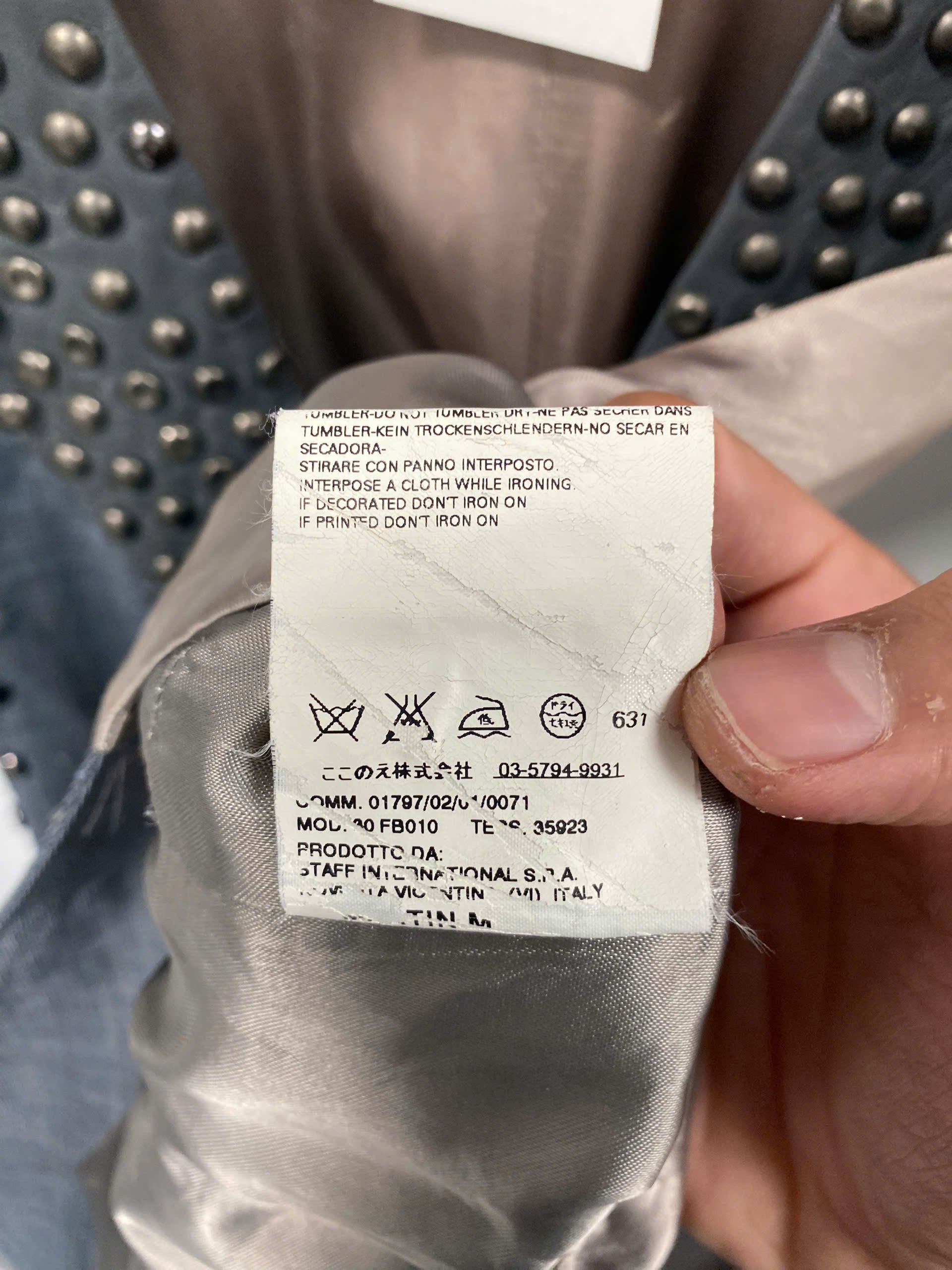 Maison Margiela SS07 MAISON MARGIELA STUDDED VEST Size US M / EU 48-50 / 2 - 4 Thumbnail