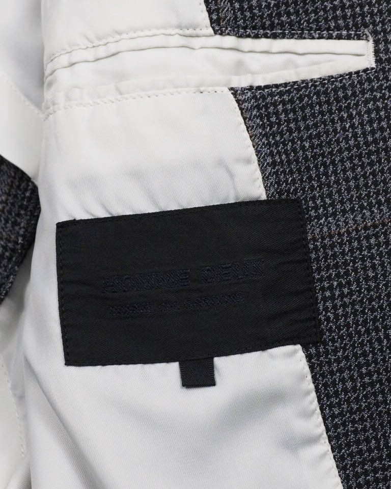 Comme des Garcons × Comme des Garcons Homme Deux × Junya Watanabe CdG homme deux 2021 houndstooth blazer jacket Size 40S - 9 Thumbnail