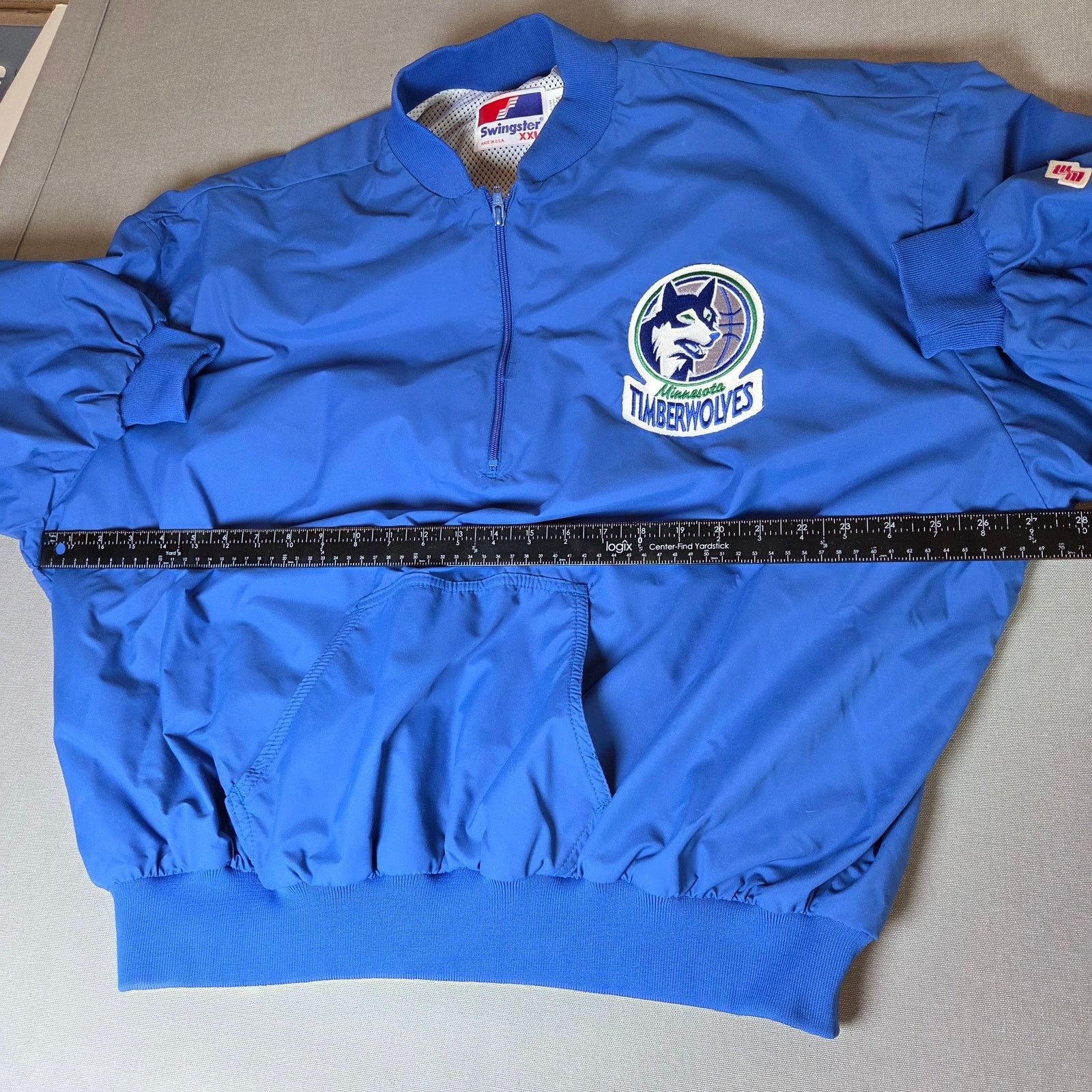 Swingster Swingster Vintage Timberwolves Quarter Zip Jacket XXL USA Size US XXL / EU 58 / 5 - 12 Thumbnail