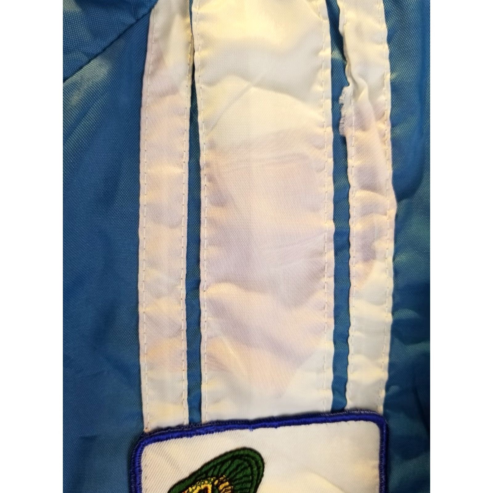 Ford VINTAGE Mustang Cobra Shelby FUR LINED RACING JACKET XL Bleu/Blue Bomber Jacket Men XL Cross Chest 27 INCH Cross Shoulder 23 INCH Size XL Size US XL / EU 56 / 4 - 7 Thumbnail