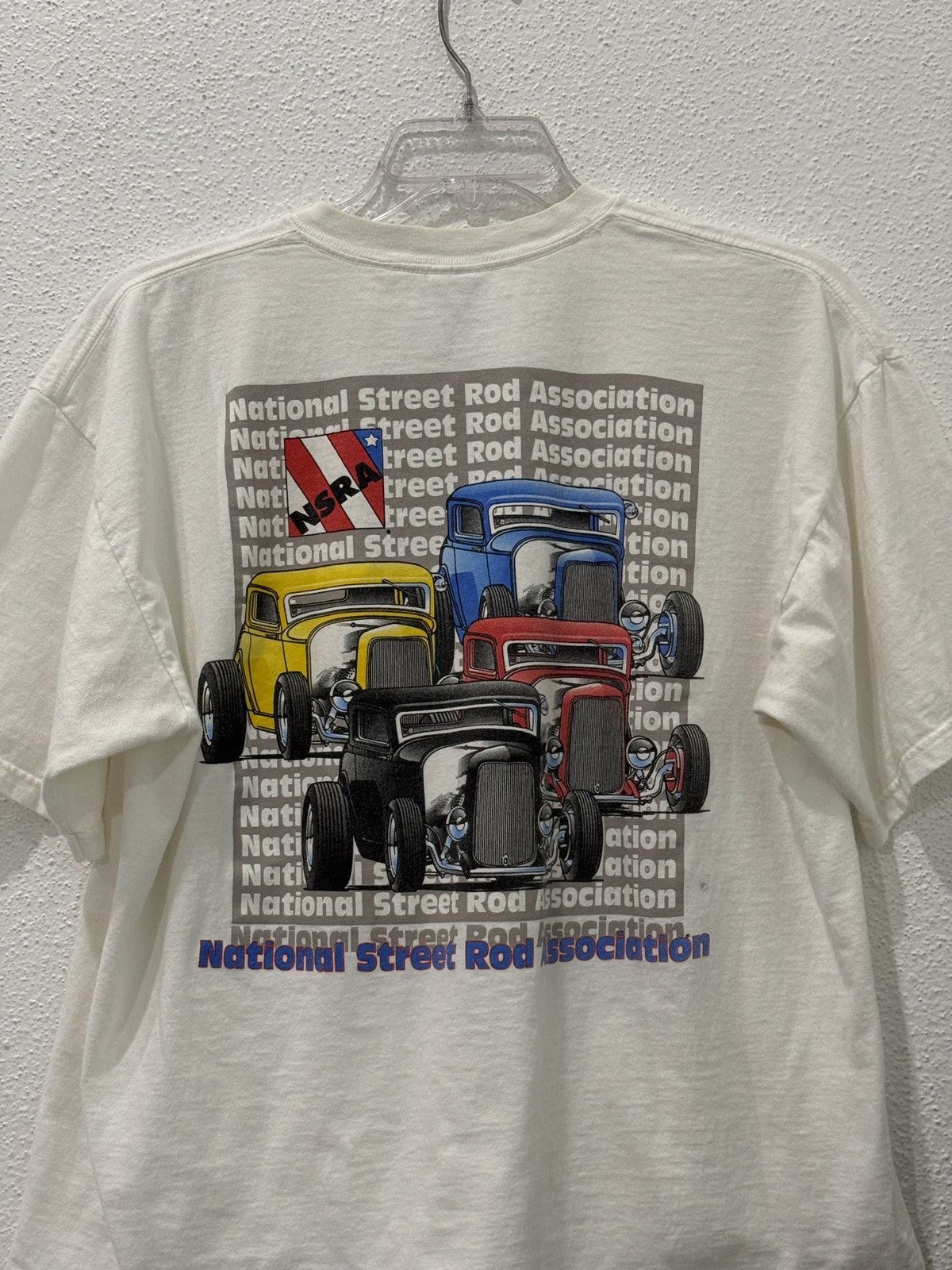 Gildan 2002 Street Rod Nationals Car Show NSRA Cropped Tshirt XL Size US XL / EU 56 / 4 - 4 Thumbnail