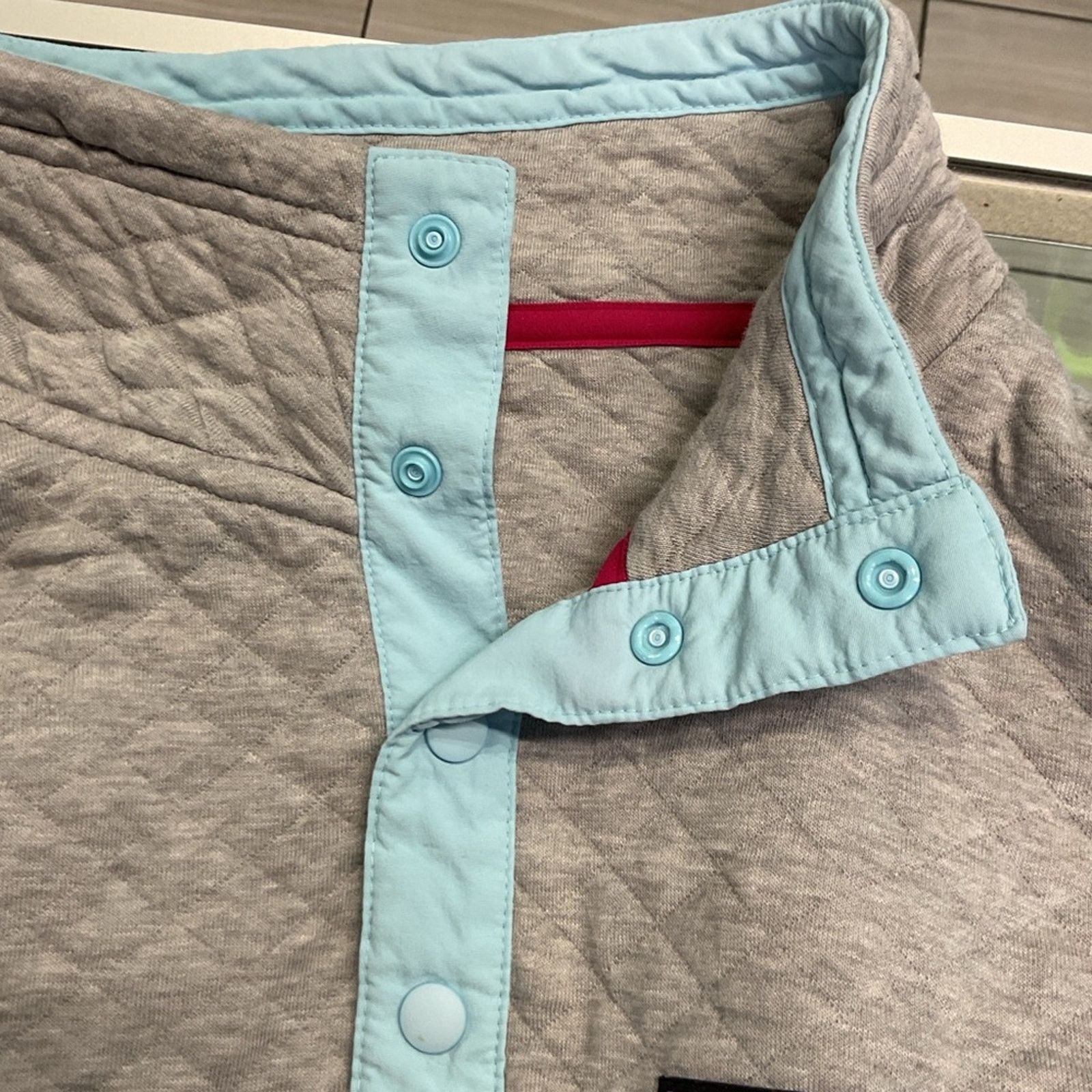 Patagonia Patagonia Organic Cotton Quilt Snap Pullover Jacket Size L / US 10 / IT 46 - 3 Thumbnail