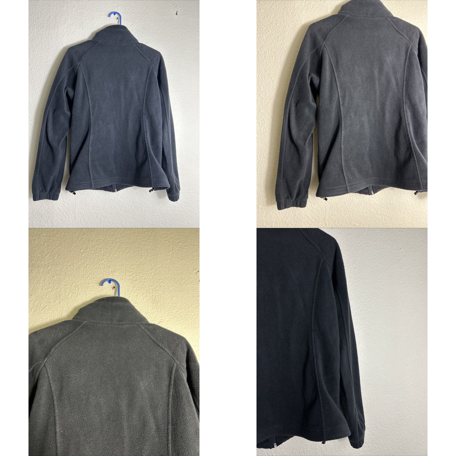 Vintage Columbia Jacket Womens Medium Black Fleece Windstopper Full Zip Windbreaker Shirt? Size M / US 6-8 / IT 42-44 - 9 Thumbnail