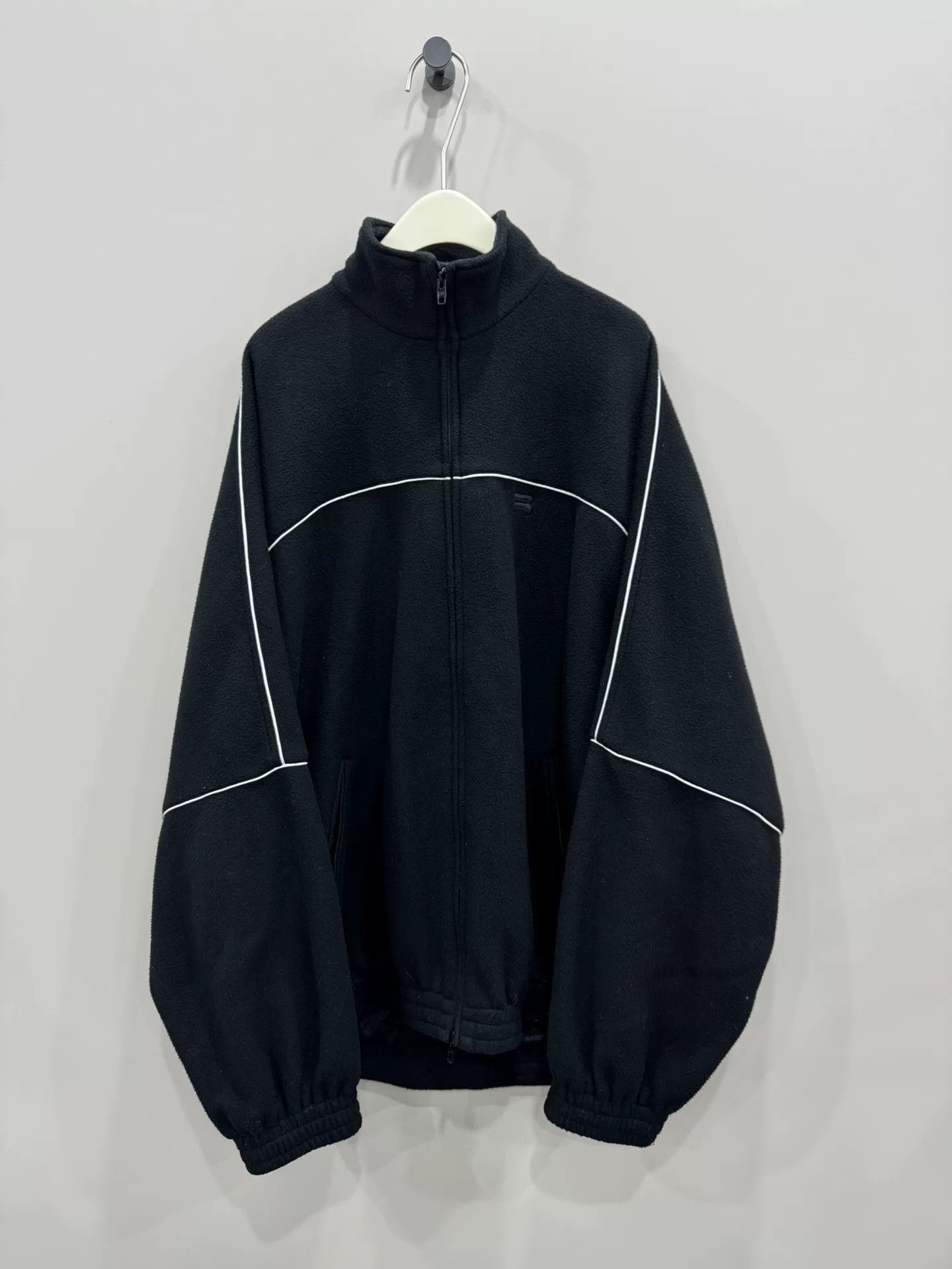 Balenciaga Balenciaga SportyB Embroidered Fleece Jacket Size 50 Size US XL / EU 56 / 4 - 1 Thumbnail