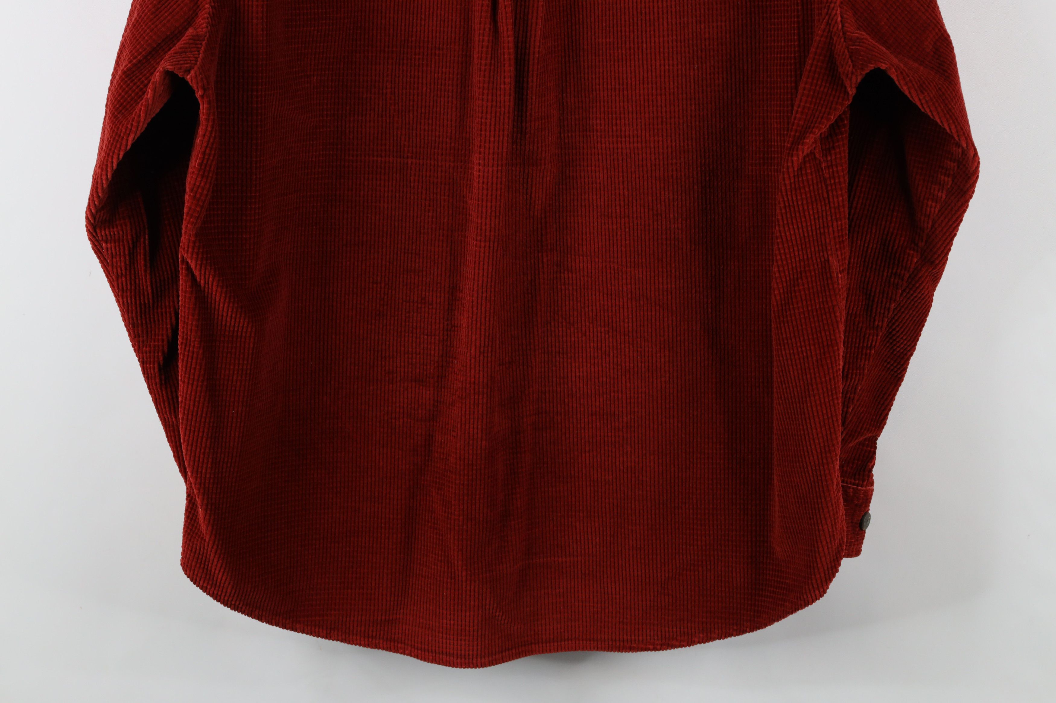 Vintage Vintage 90s Streetwear Heavyweight Corduroy Button Shirt Size US L / EU 52-54 / 3 - 10 Thumbnail