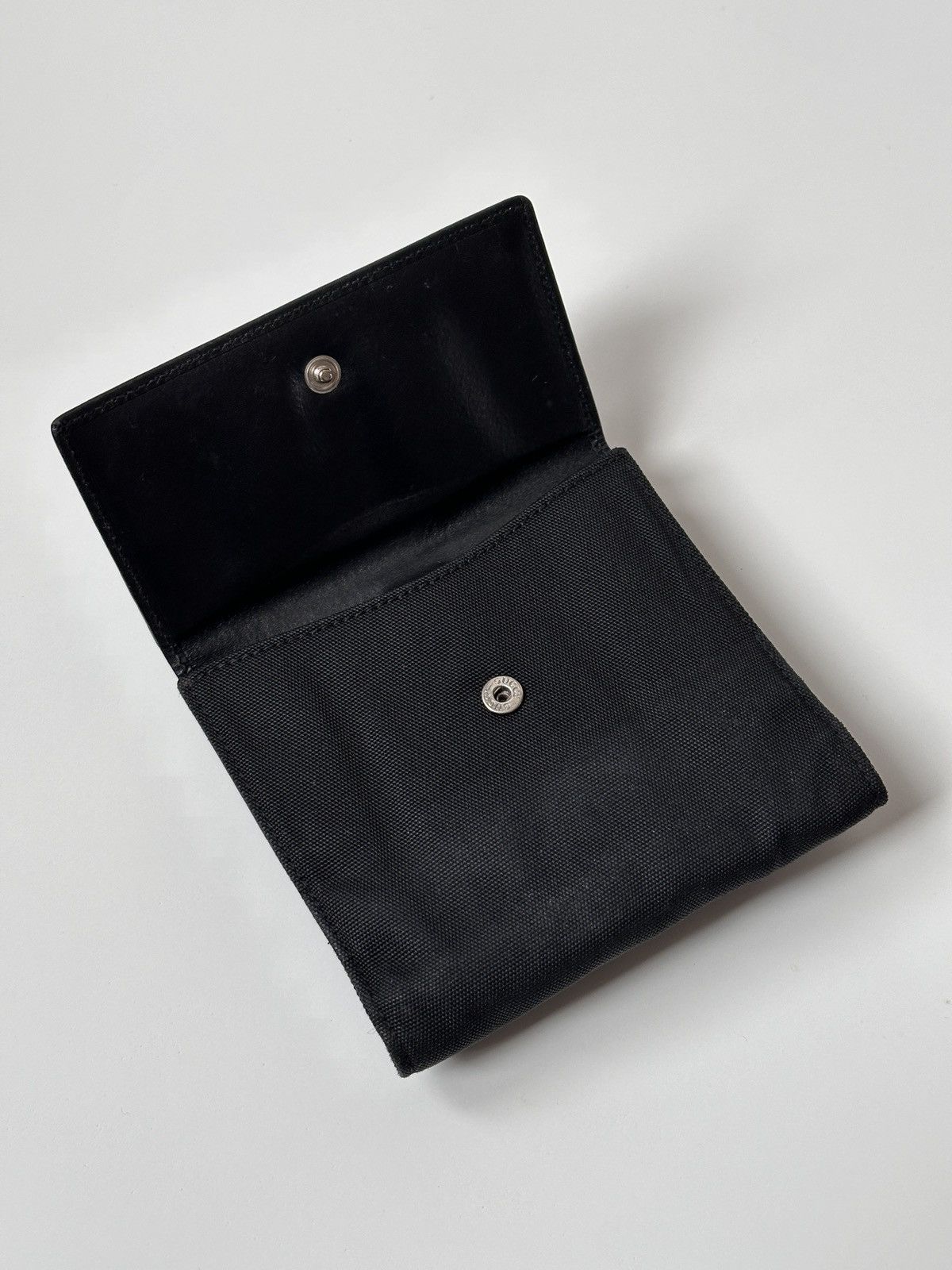 Gucci GUCCI Jackie Nylon Black Lather Compact Wallet Size ONE SIZE - 16 Thumbnail