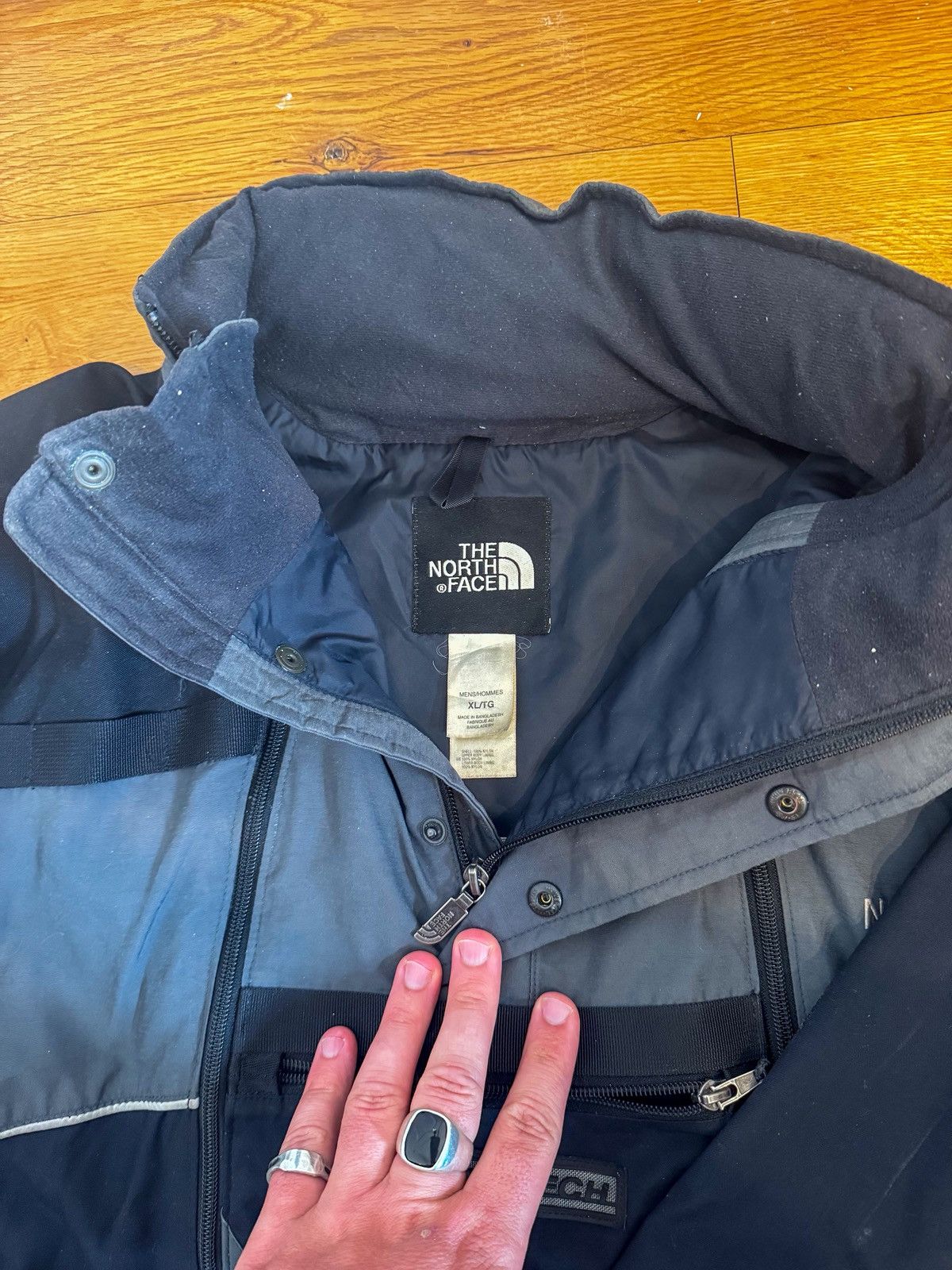 The North Face Vintage 90s TNF Streep Tech Jacket Size US XL / EU 56 / 4 - 2 Thumbnail