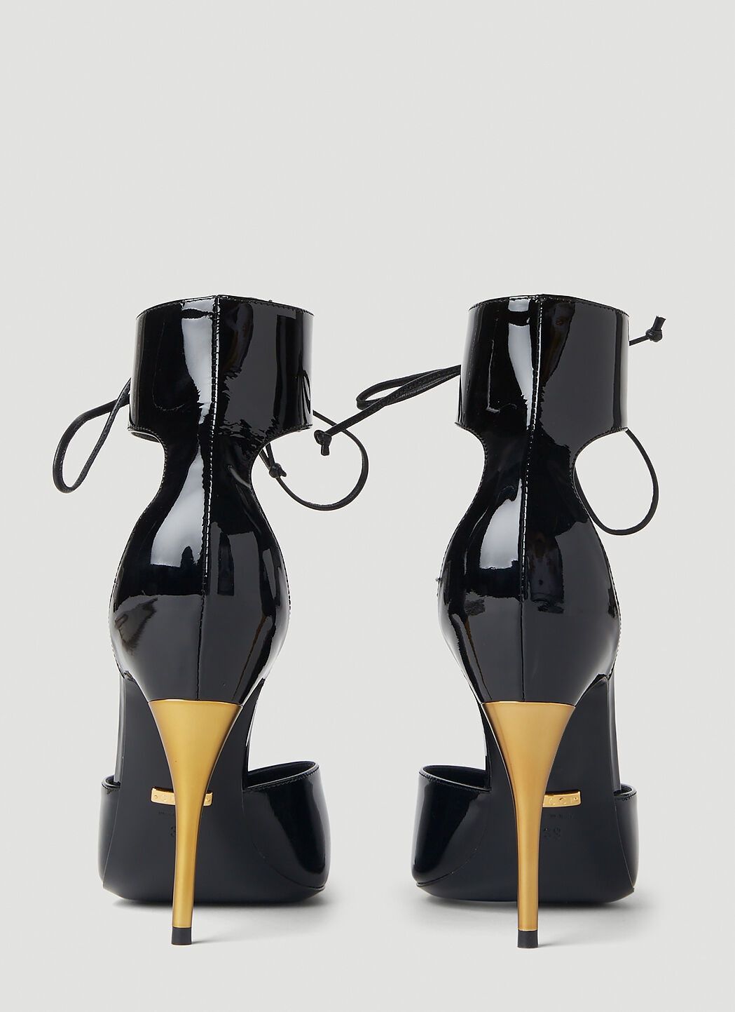 Gucci o1s1wg110225 Women's High Heel Patent Pumps in Black Size US 8.5 / IT 38.5 - 4 Thumbnail