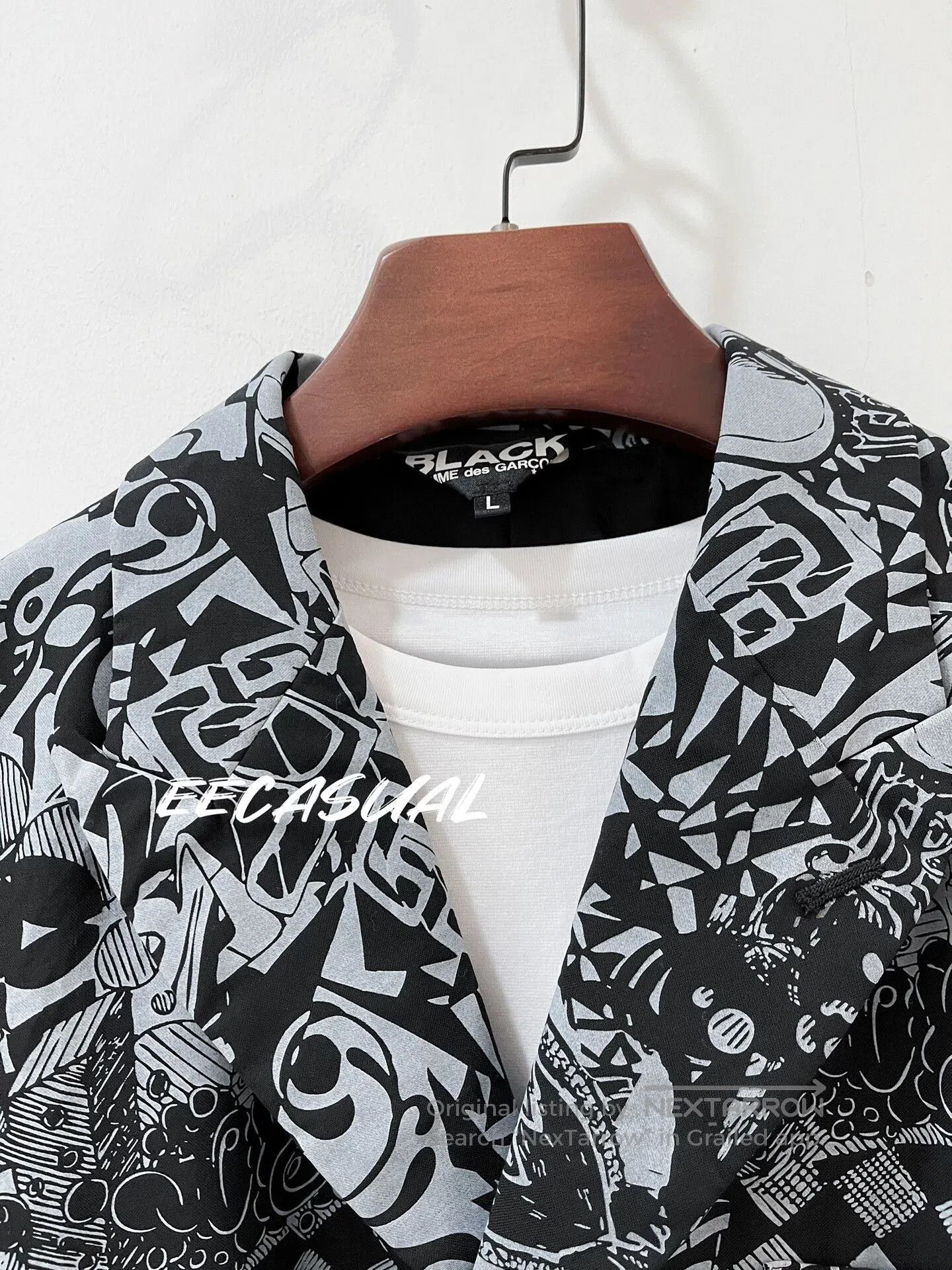 CDG by Comme des Garcons CDG Graffiti Wool Suit Jacket. Size US L / EU 52-54 / 3 - 7 Thumbnail