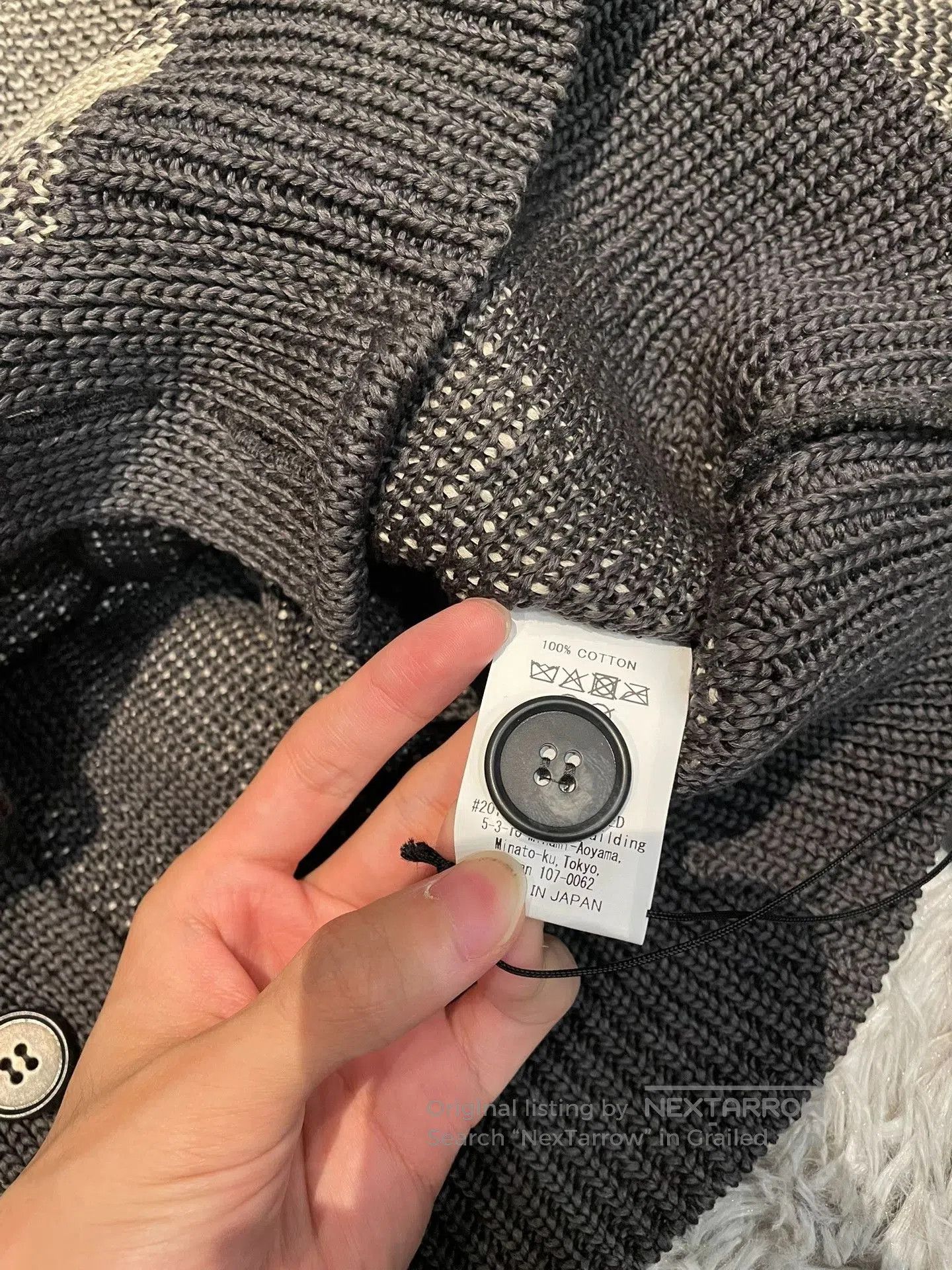 Cav Empt CAVEMPT Mesh Knit Sweater Coat. Size US M / EU 48-50 / 2 - 5 Thumbnail