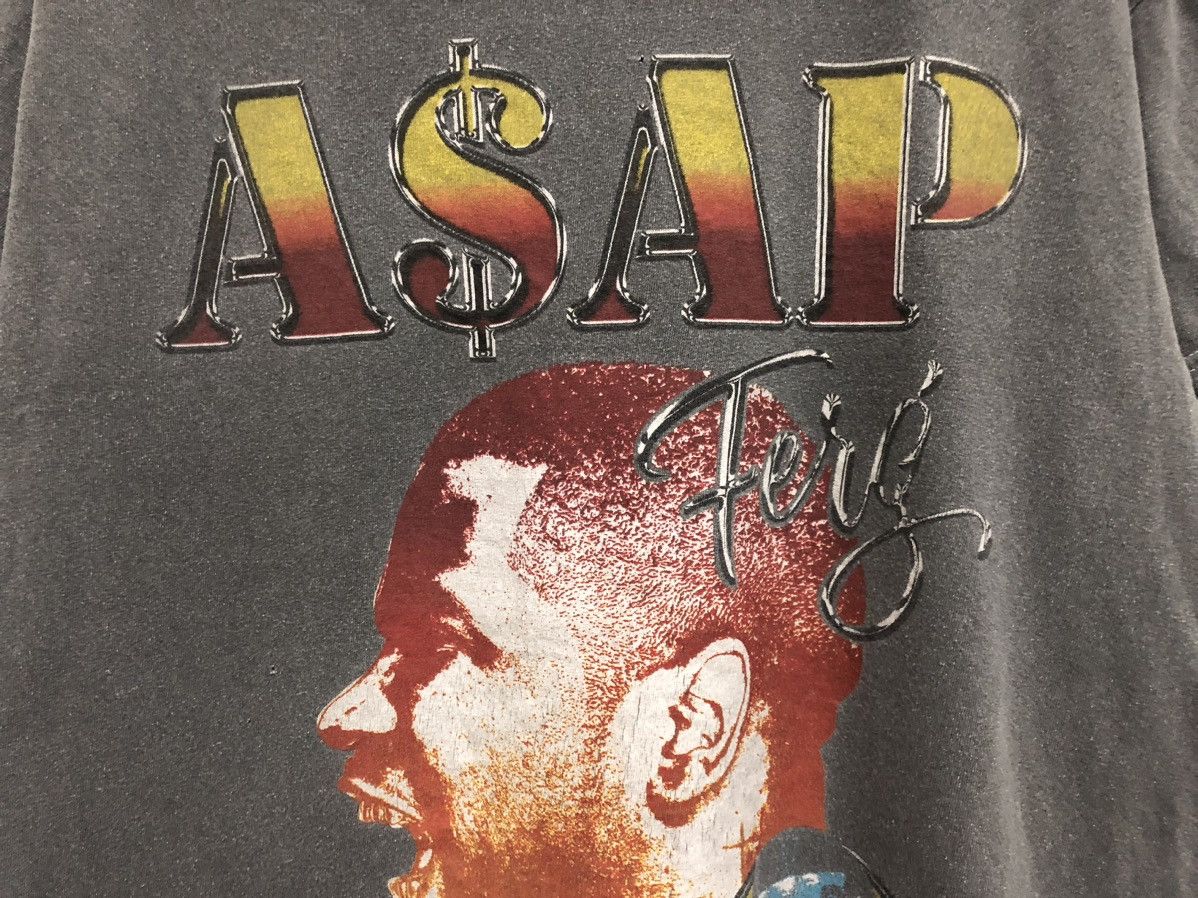 A$AP Rocky × Rap Tees ASAP FERG FLOOR SEATS SONY MUSIC ENTERTAINMENT PROMO RAP TEE Size US L / EU 52-54 / 3 - 5 Thumbnail