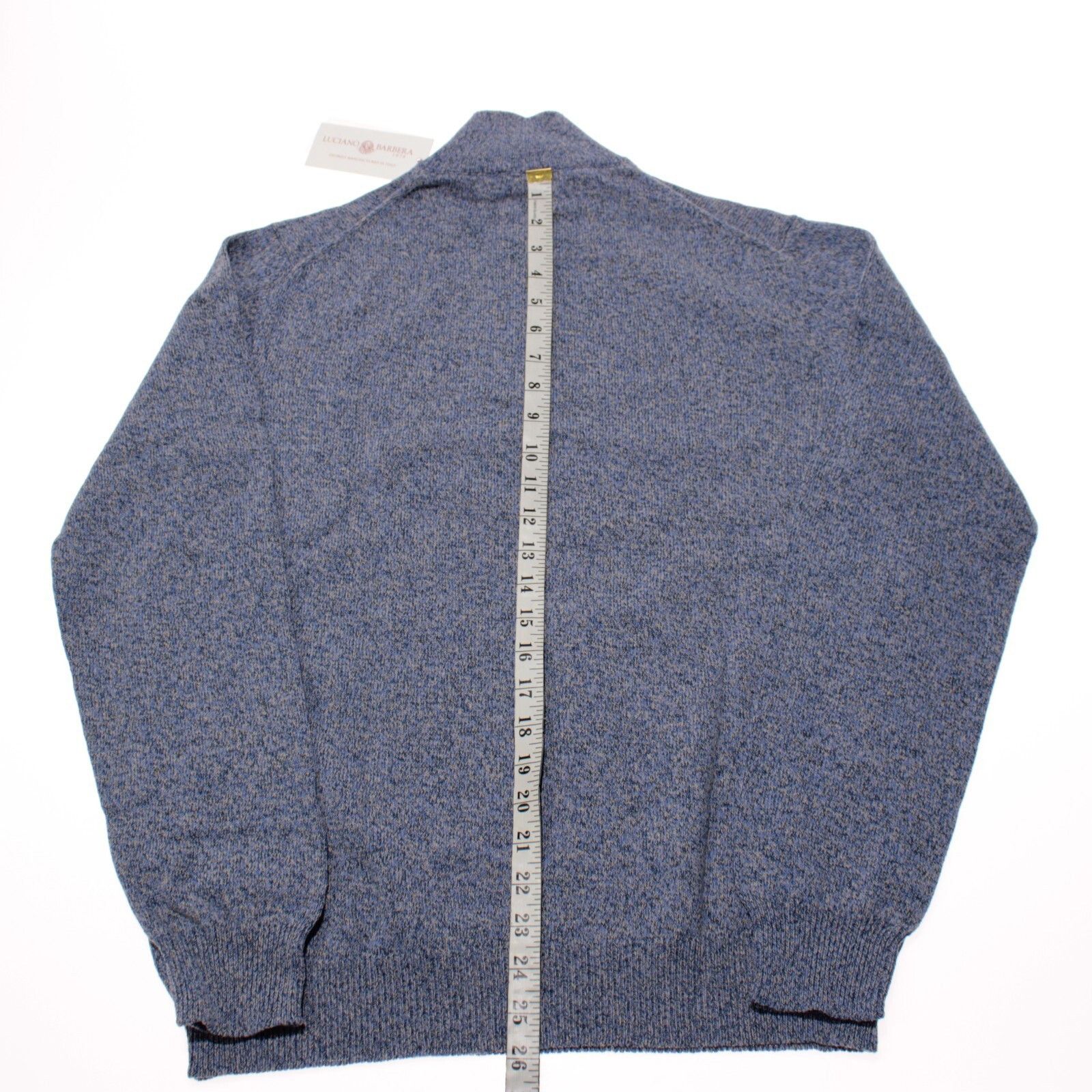 Luciano Barbera Luciano Barbera Sweater Size US L in Blue Size US L / EU 52-54 / 3 - 6 Thumbnail