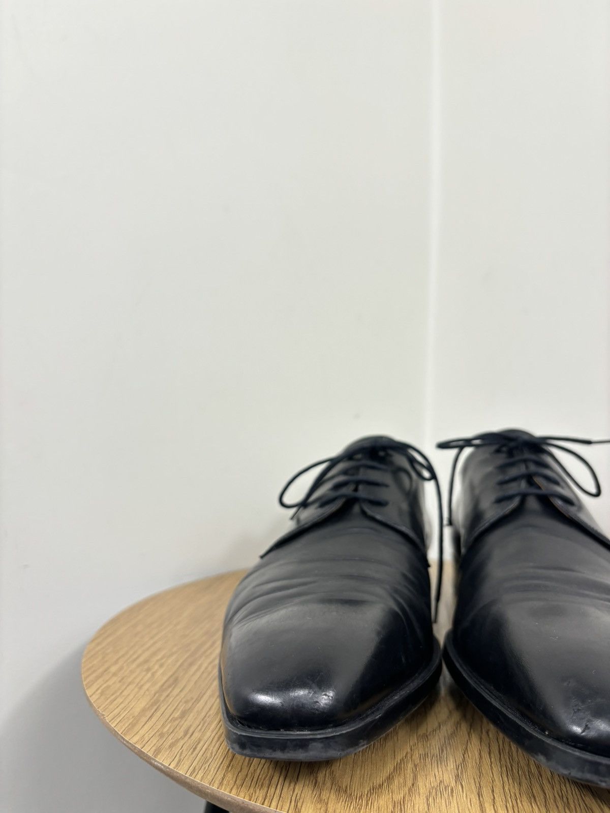 Magnanni Magnanni Men’s Black Leather Cap Toe Oxford Dress Shoes Size US 12 / EU 45 - 6 Thumbnail