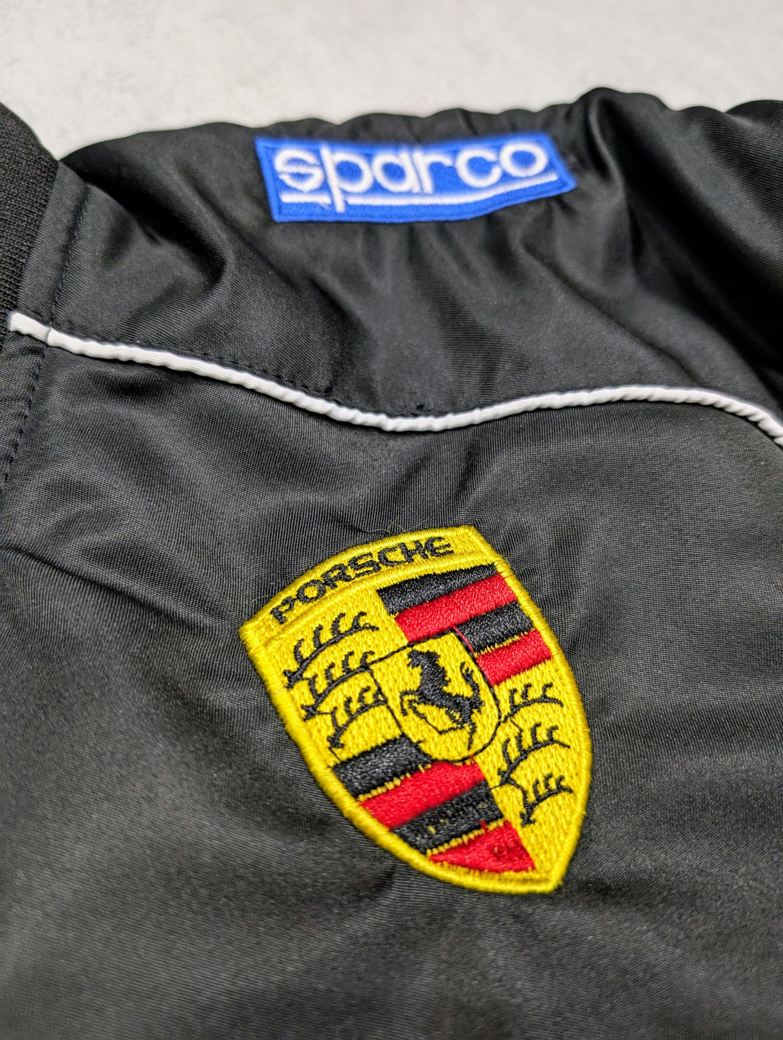 Porsche Design 💥 Men's Porsche Black & Yellow Racing Jacket -Iconic Design Size US XL / EU 56 / 4 - 7 Thumbnail