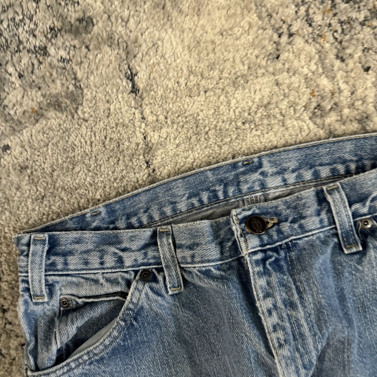Dickies × StraightFaded × Vintage Vintage 90s Dickies light wash wide leg carpenter jeans Size US 32 / EU 48 - 5 Thumbnail