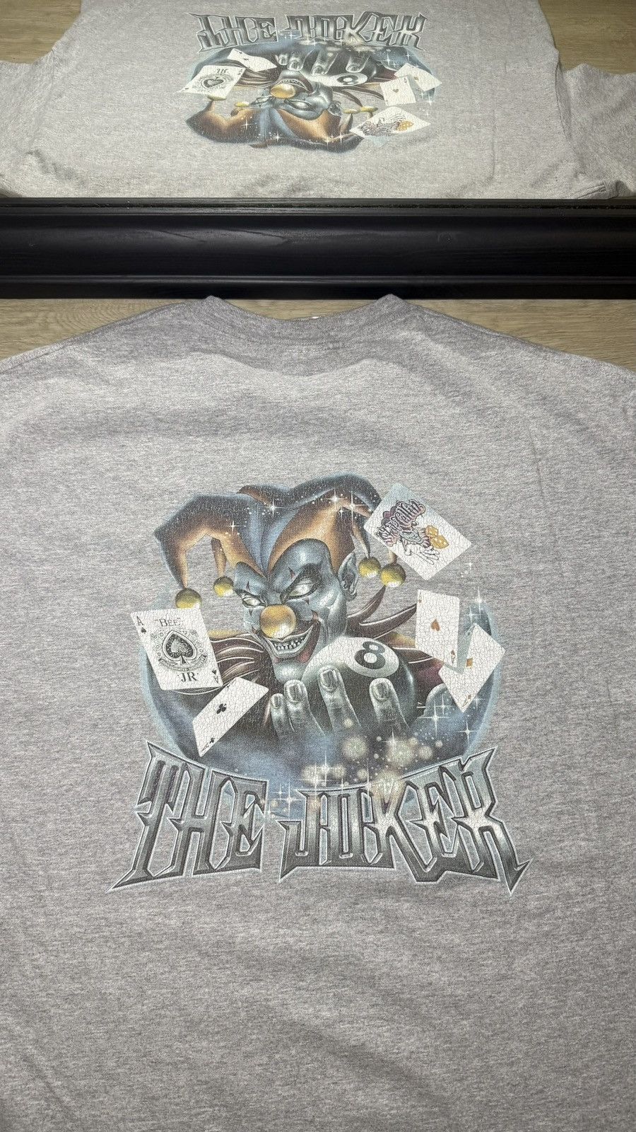 JNCO Y2K 1990s Joker Tattoo Chicano Prison Art Style Shirt Size US XL / EU 56 / 4 - 2 Thumbnail