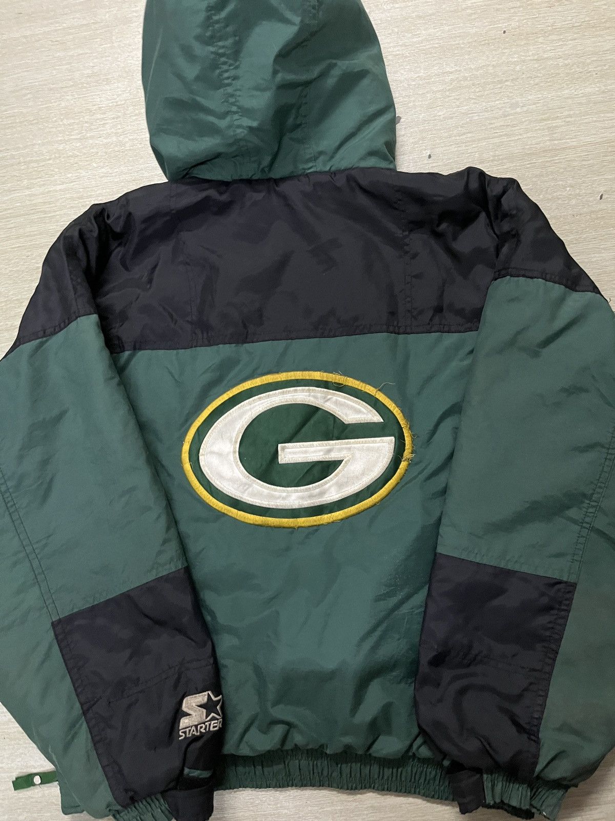 Starter × Vintage Vintage Green Bay Packers Starter Jacket Size US XL / EU 56 / 4 - 10 Thumbnail