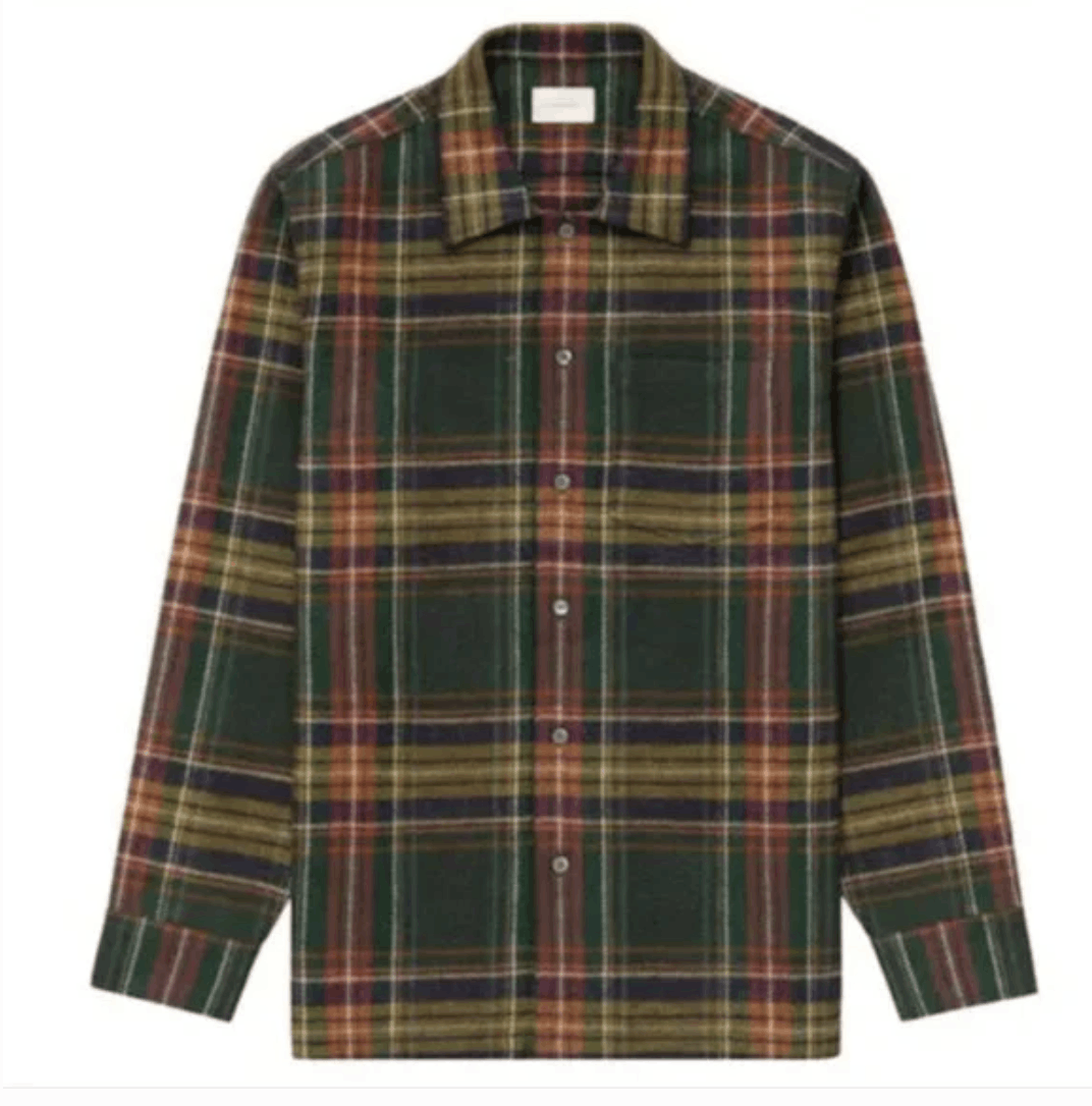 Aime Leon Dore wool flannel camp collar shirt Size US XS / EU 42 / 0 - 6 Thumbnail