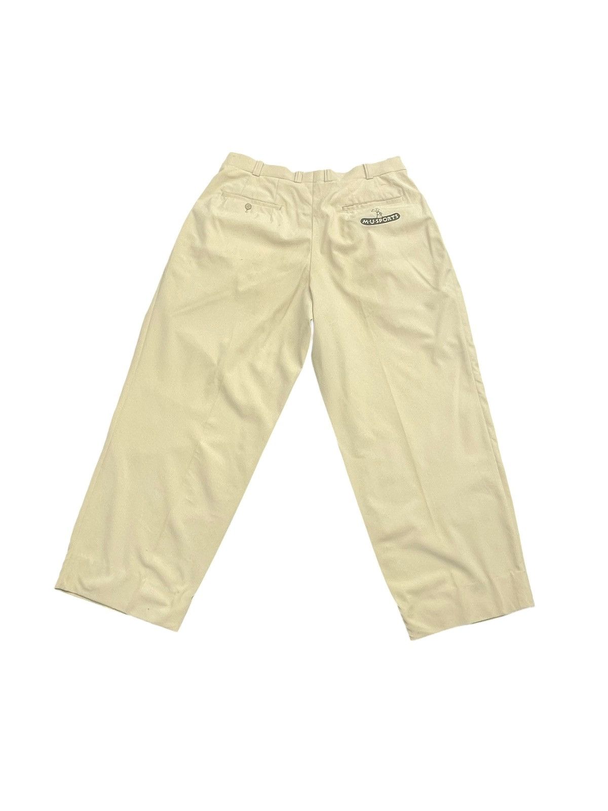 Designer × Japanese Brand Vintage MU sports Pleated Trouser Size US 36 / EU 52 - 7 Thumbnail