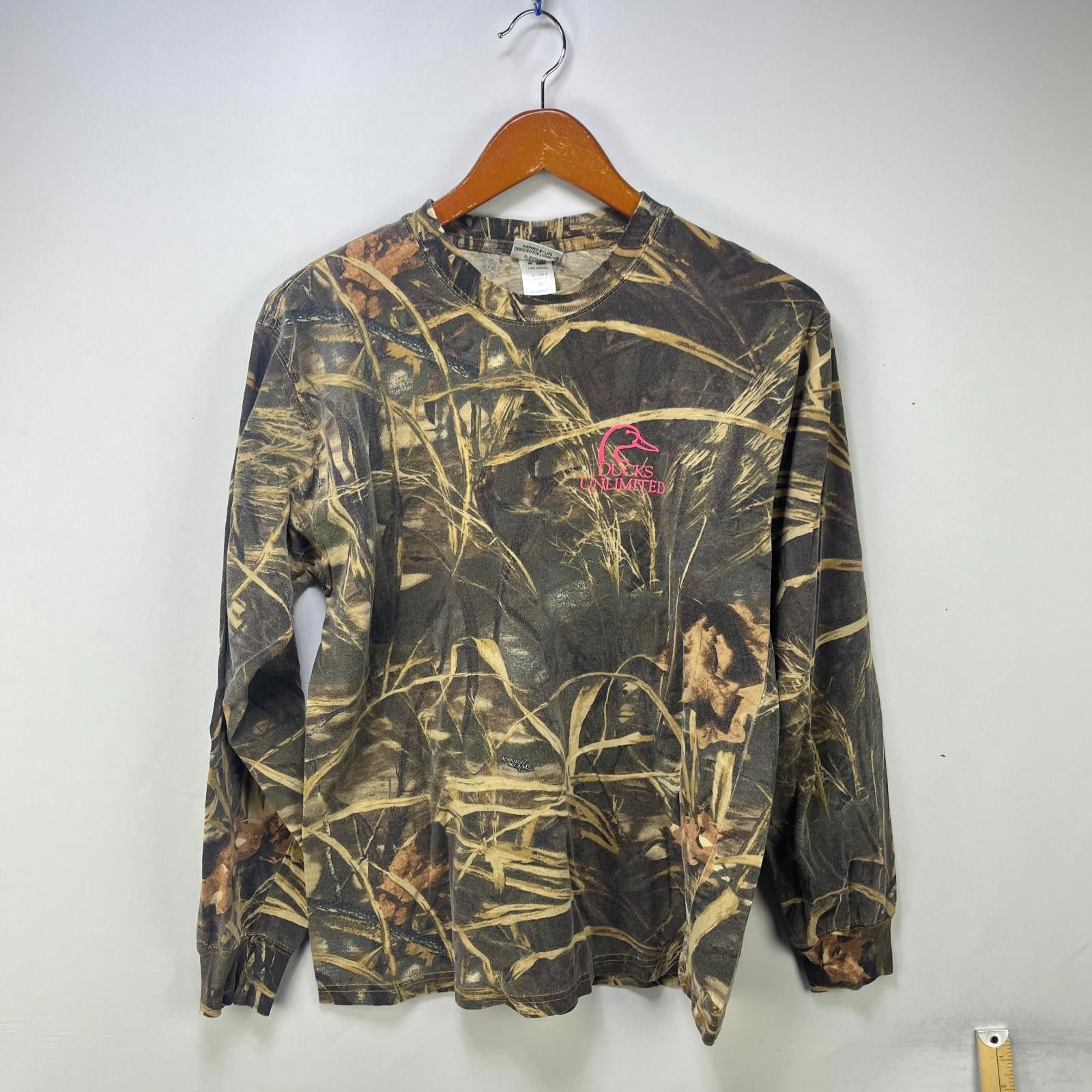 Realtree Vintage Real tree Camo Ducks Unlimited LS Shirt Medium Size US M / EU 48-50 / 2 - 1 Thumbnail