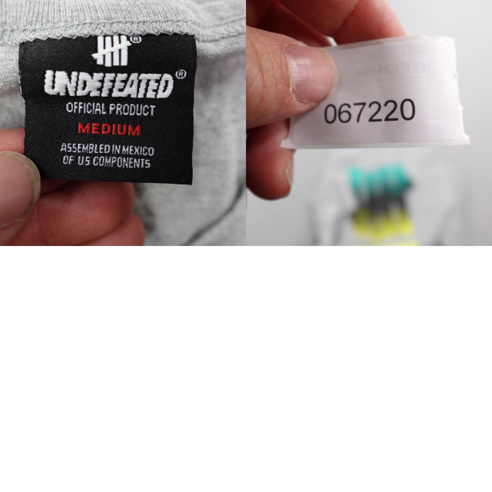 Undefeated Undefeated Shirt Mens Medium Gray Tank Top Sleeveless Five Strike Streetwear Tee Size US M / EU 48-50 / 2 - 8 Thumbnail