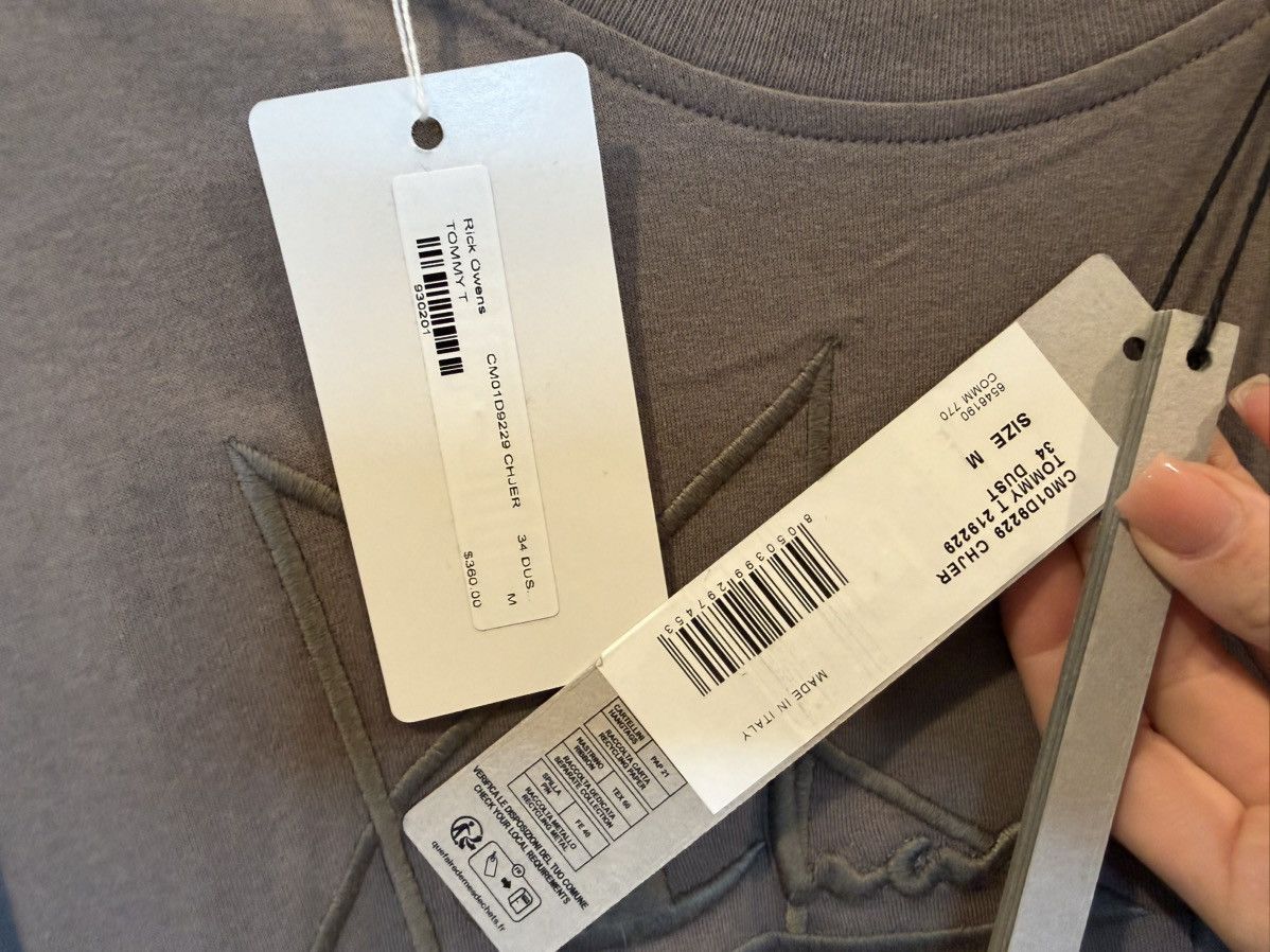 Champion × Rick Owens Rick Owens x Champion Tommy T Dust Size US M / EU 48-50 / 2 - 2 Thumbnail