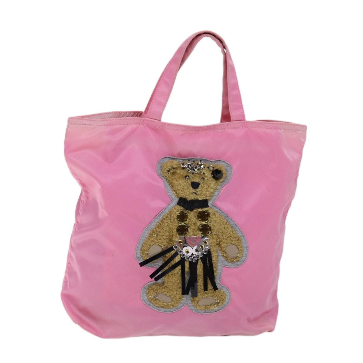 Prada PRADA Hand Bag Nylon Pink Size ONE SIZE - 2 Thumbnail