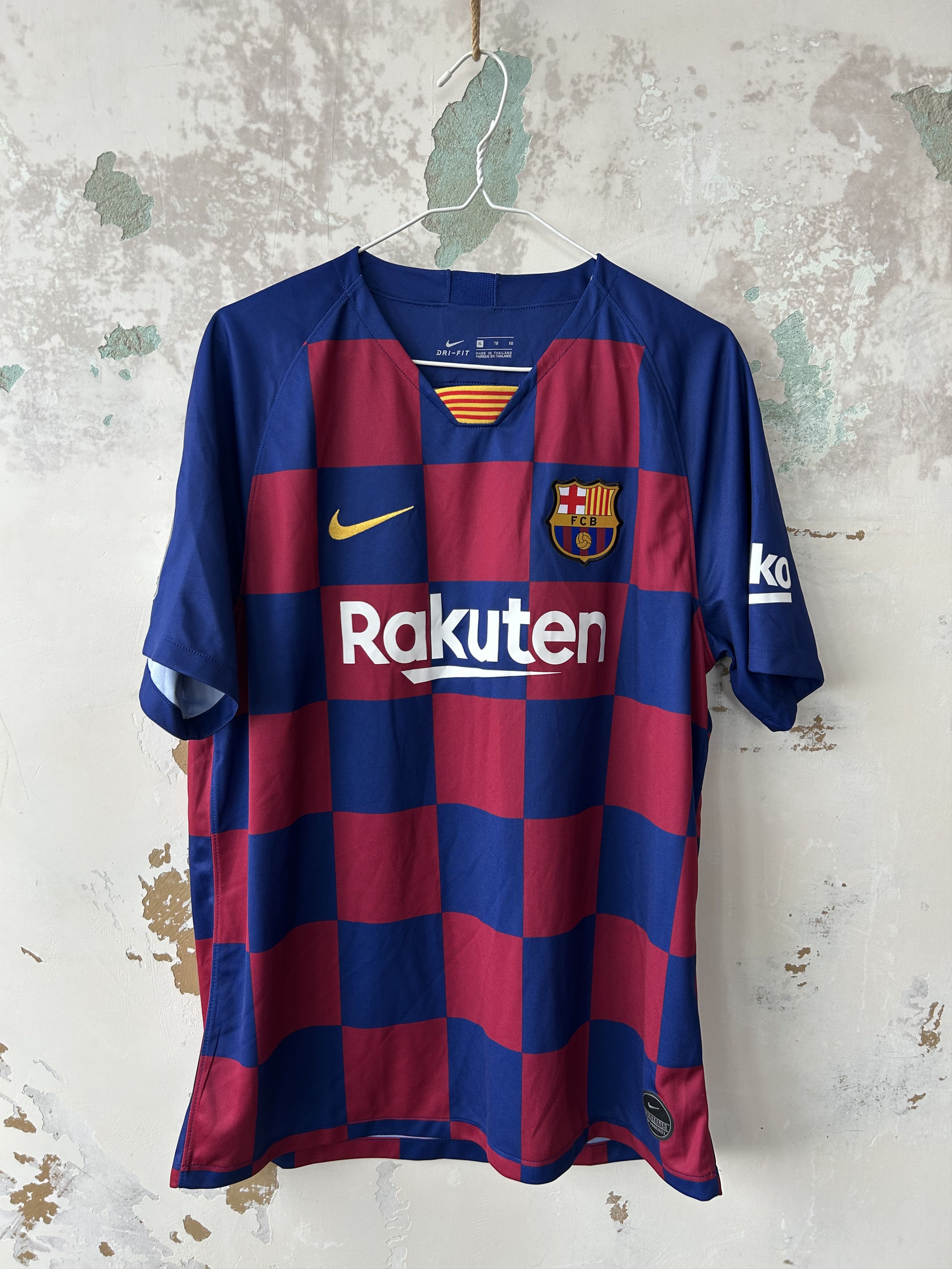 Nike Barcelona FC Nike Home Shirt Jersey 18/19 Size US XL / EU 56 / 4 - 1 Thumbnail