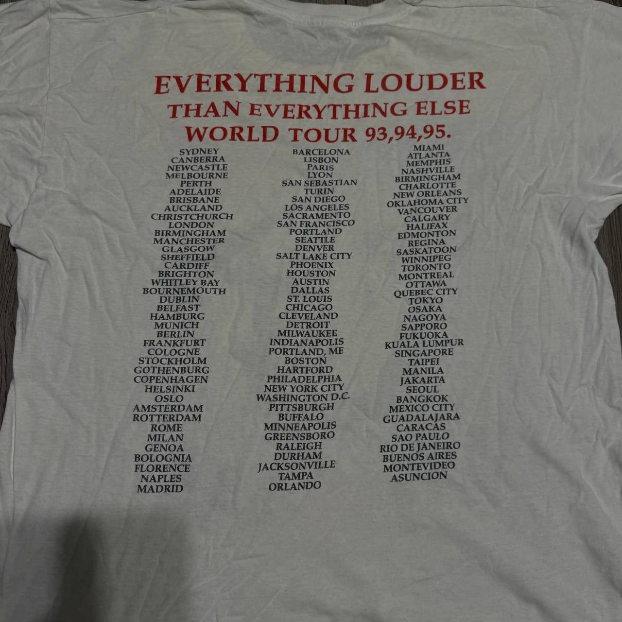 Other meat loaf world tour 93 94 95 everything louder shirt L Size US L / EU 52-54 / 3 - 7 Thumbnail