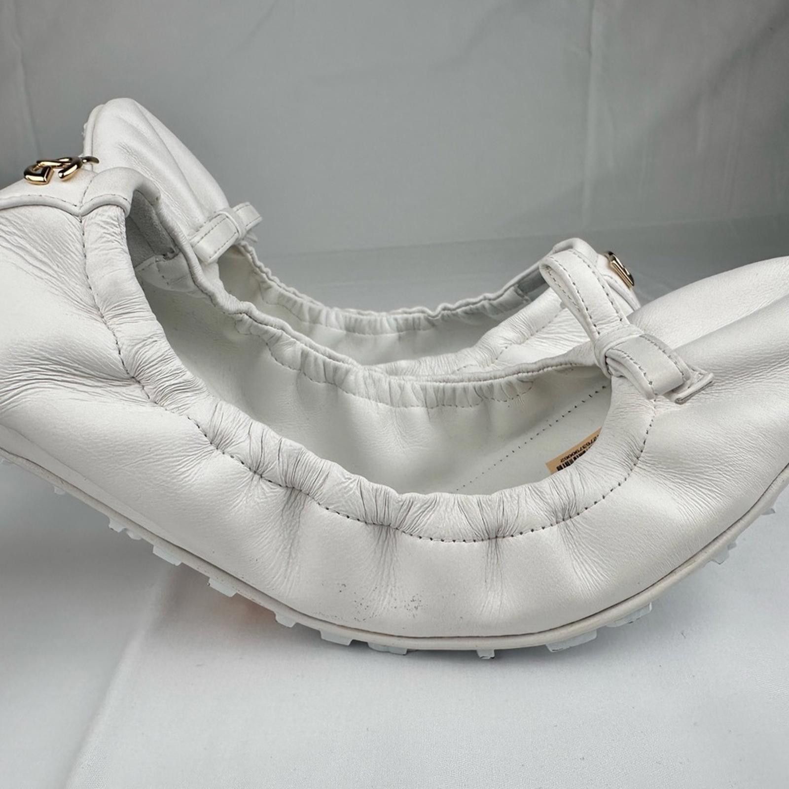 Dolce & Gabbana Dolce & Gabbana White Flats with Bow Detail - New - EU 39 Size US 9 / IT 39 - 9 Thumbnail