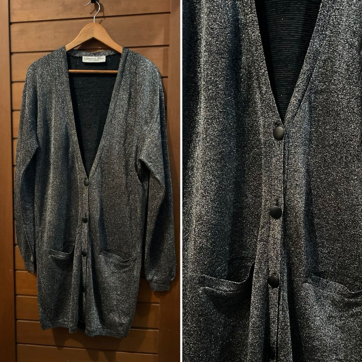 Dior 🔥Vintage Christian Dior🔥 Long Knit Cardigan Pret-a-Porter Size M / US 6-8 / IT 42-44 - 2 Thumbnail